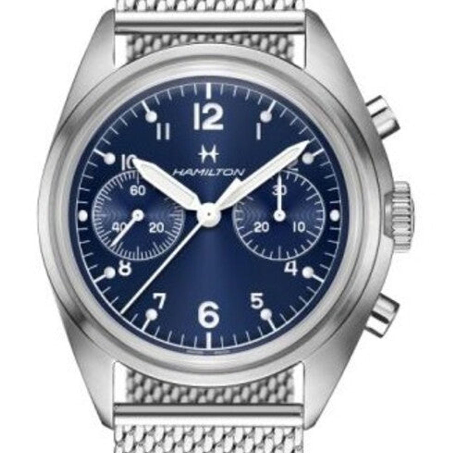 Hamilton Khaki Aviation H76409140 (2026) - Blauw wijzerplaat 41mm Staal (1/1)