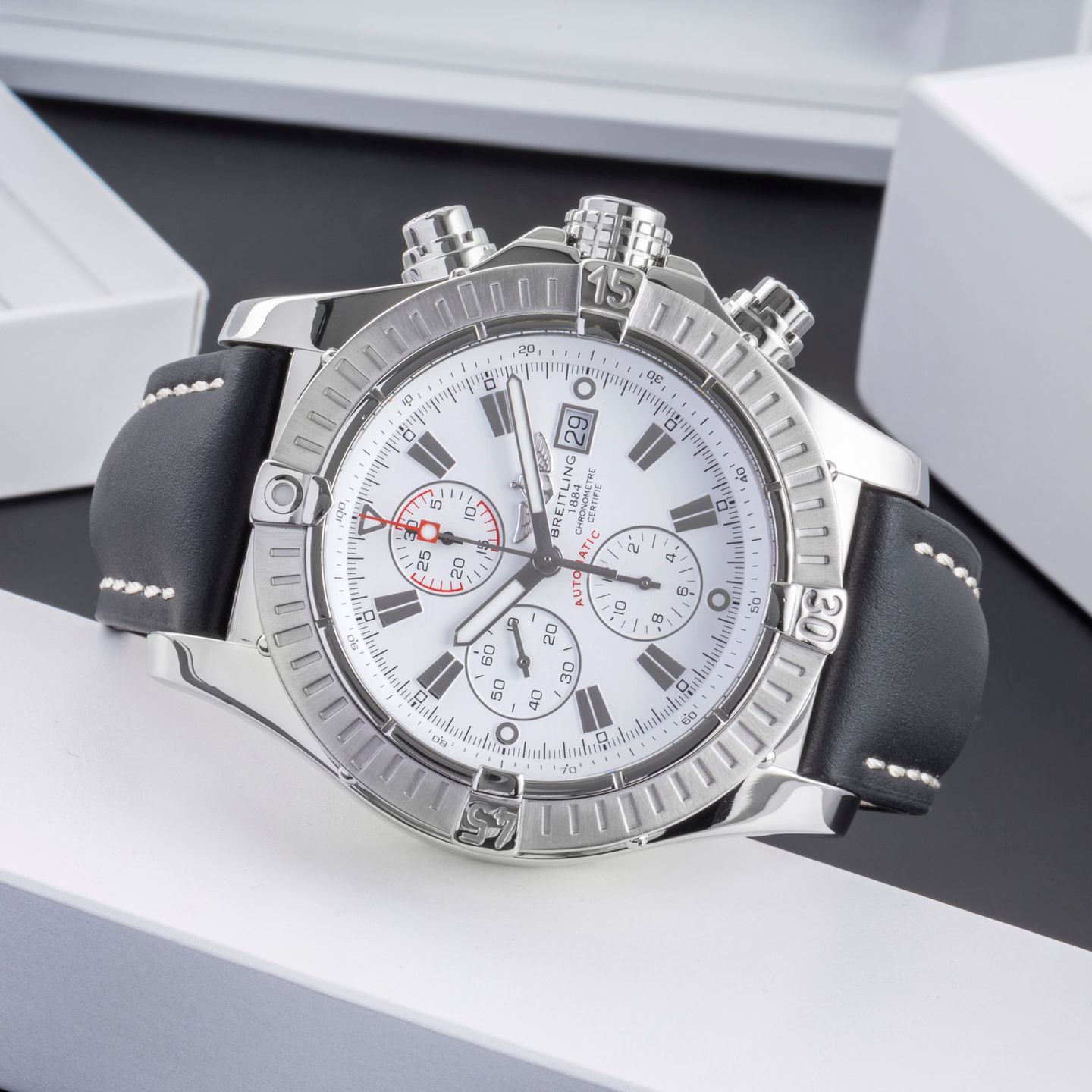 Breitling Super Avenger A13370 (2006) - 48mm Staal (2/8)