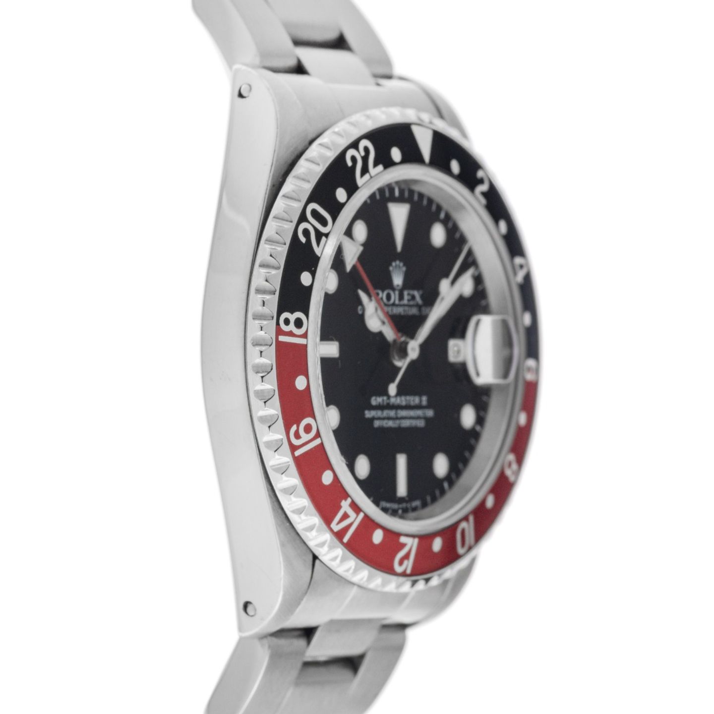 Rolex GMT-Master II 16710 (1996) - Zwart wijzerplaat 40mm Staal (5/8)