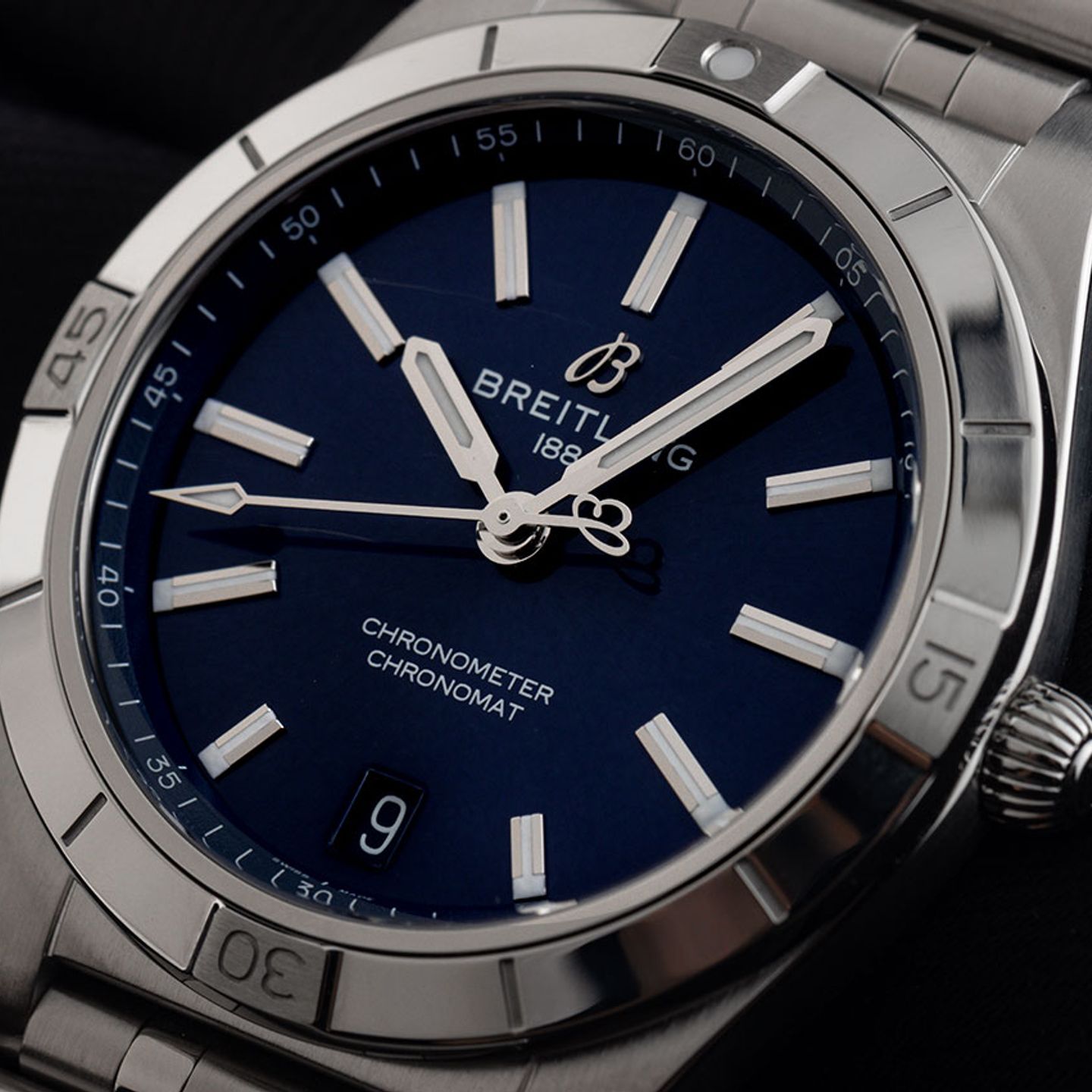 Breitling Chronomat 36 A10380101C1A1 (2021) - Blue dial 36 mm Steel case (3/7)