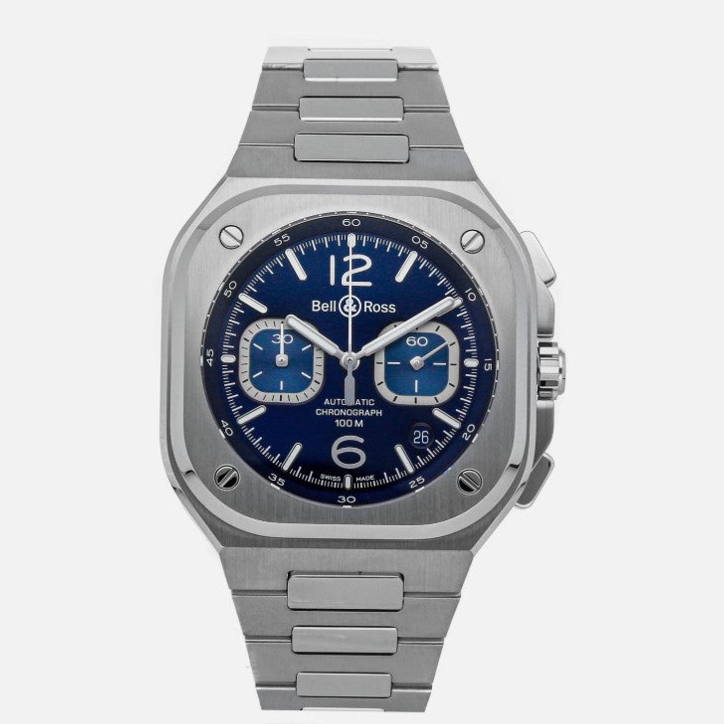 Bell & Ross BR 05 BR05C-BU-ST/SST (2025) - Blauw wijzerplaat 43mm Staal (1/1)