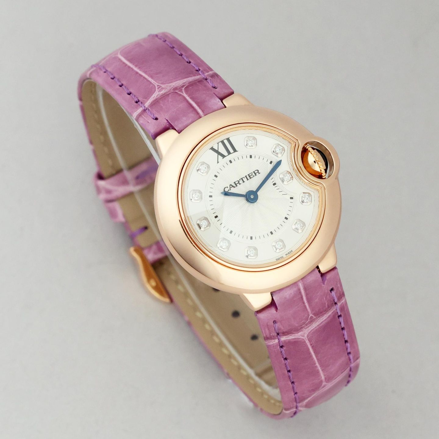 Cartier Ballon Bleu 28mm 3007 (2019) - Silver dial 28 mm (2/8)