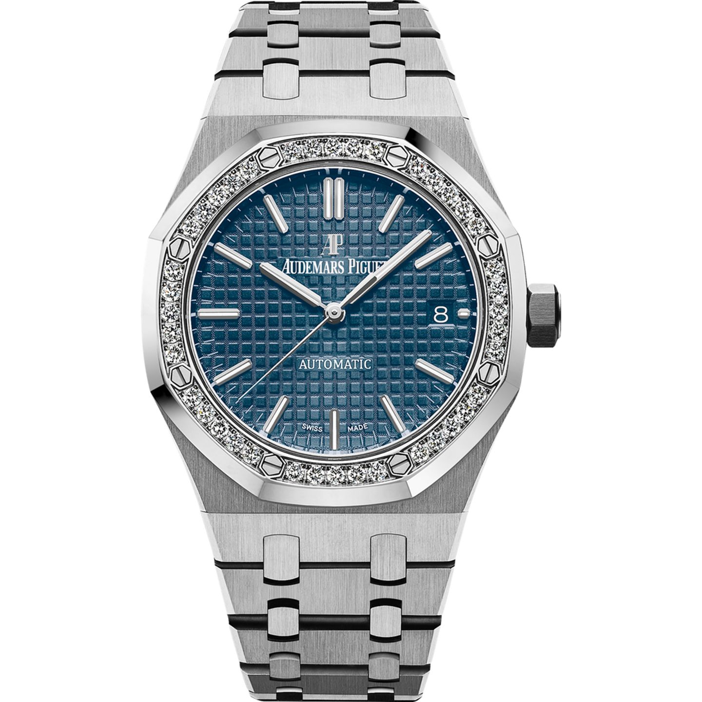 Audemars Piguet Royal Oak Lady 15451ST.ZZ.1256ST.03 (2025) - Blue dial 37 mm Steel case (1/1)