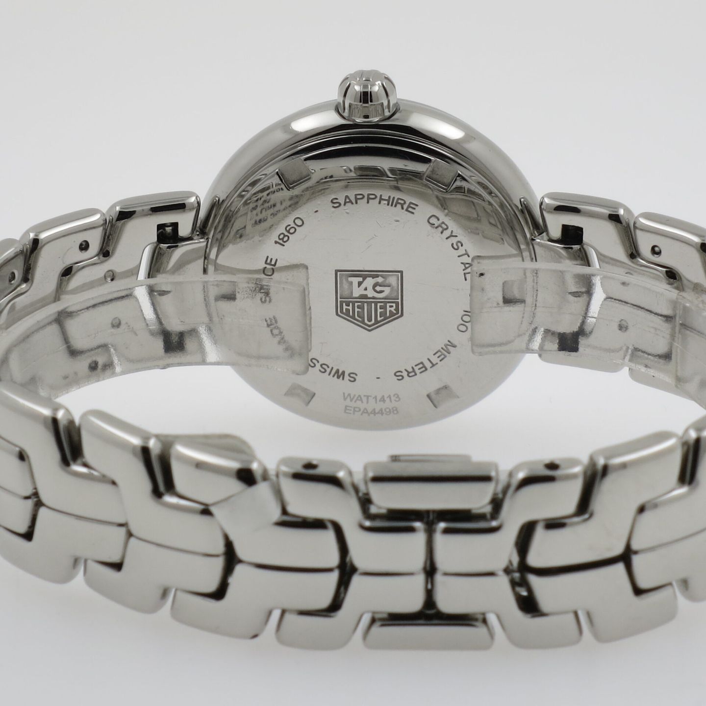 TAG Heuer Link Lady WAT1413.BA0954 (2013) - Silver dial 29 mm Steel case (3/4)