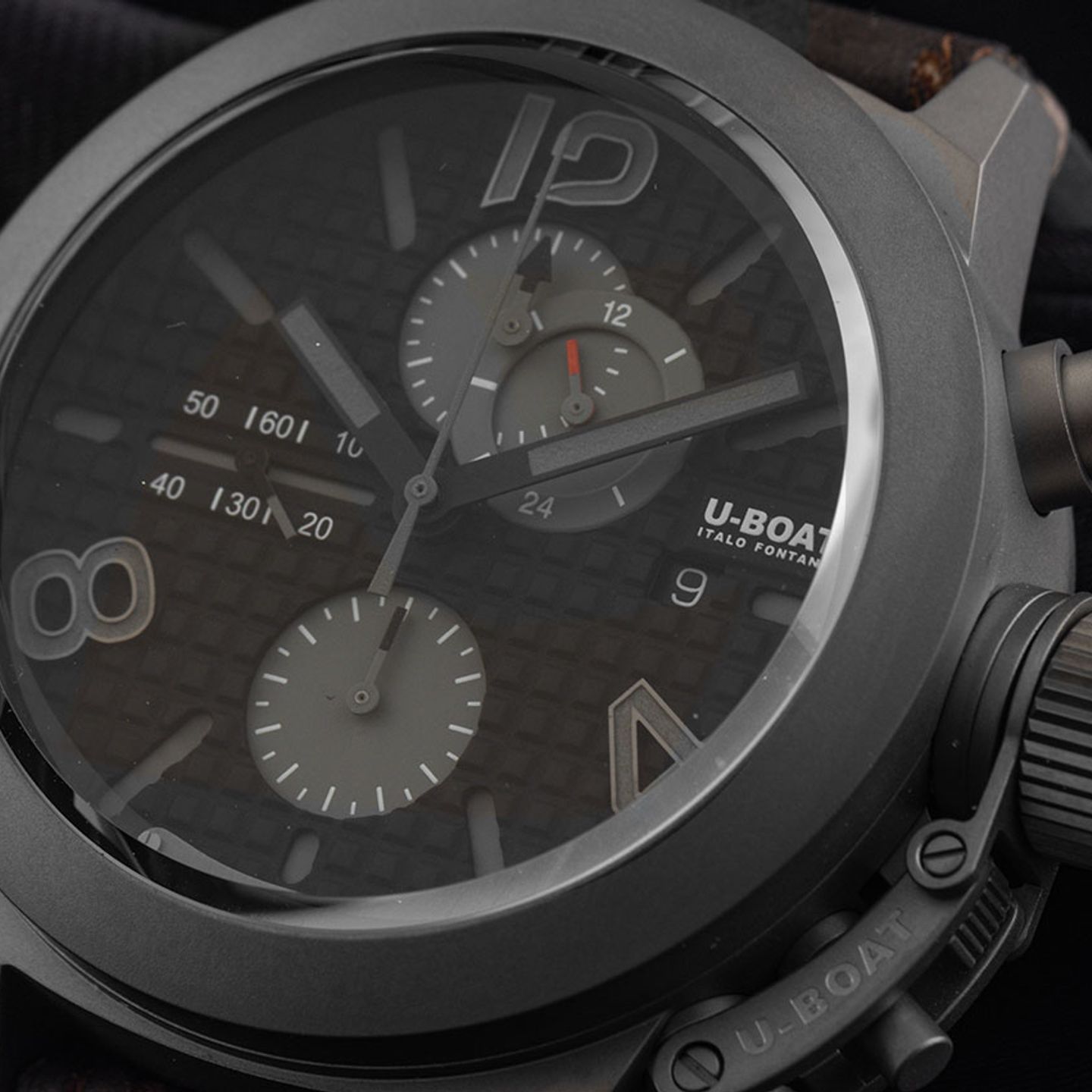 U-Boat Classico 3004 (Unknown (random serial)) - Black dial 45 mm Titanium case (3/7)
