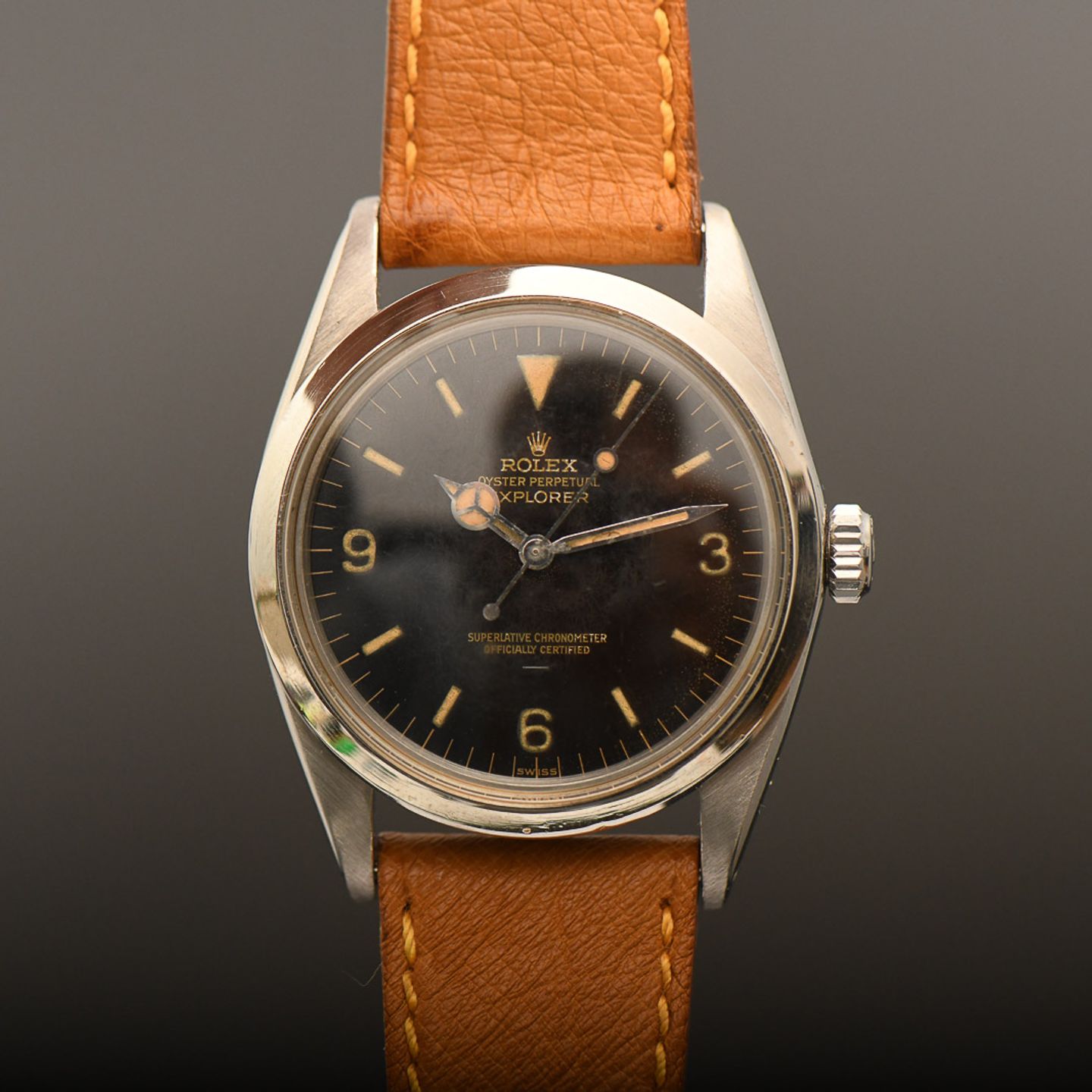 Rolex Explorer 1016 (1963) - Black dial 36 mm Steel case (14/16)