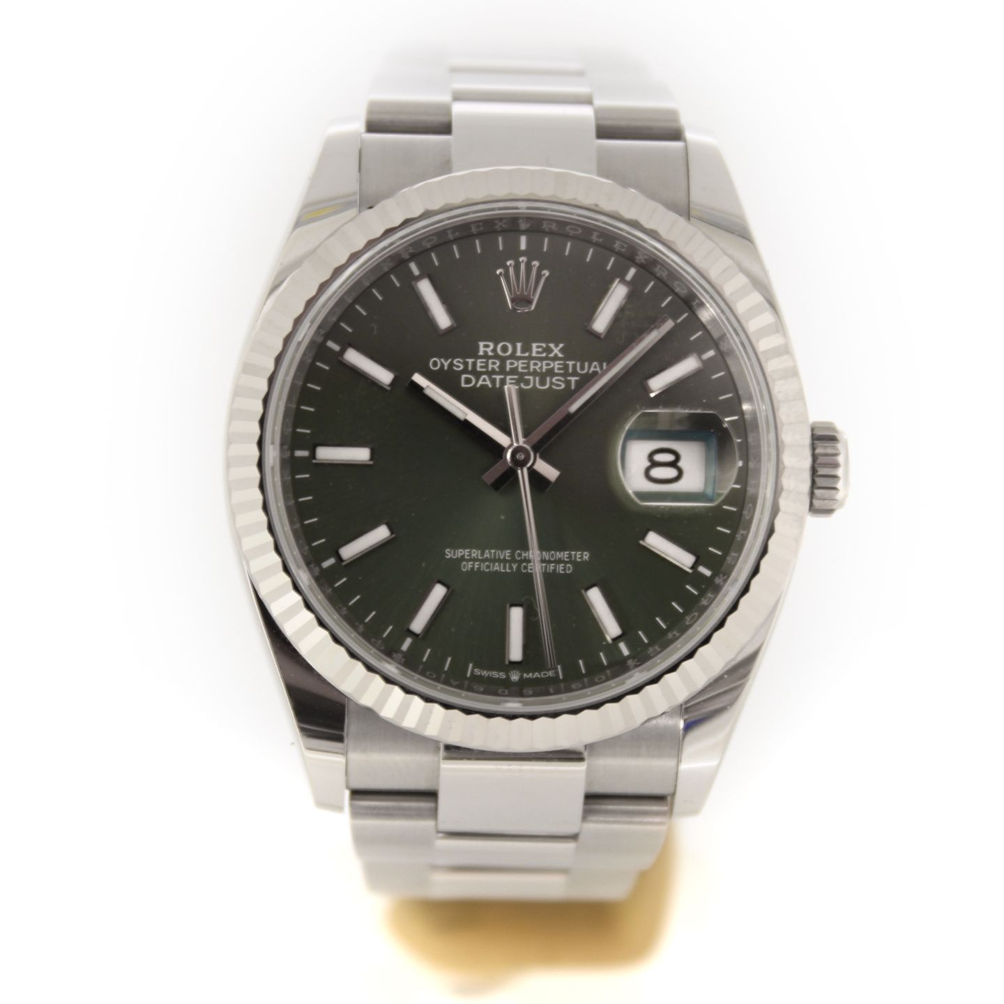 Rolex Datejust 36 126234 (2025) - Green dial 36 mm Steel case (4/5)