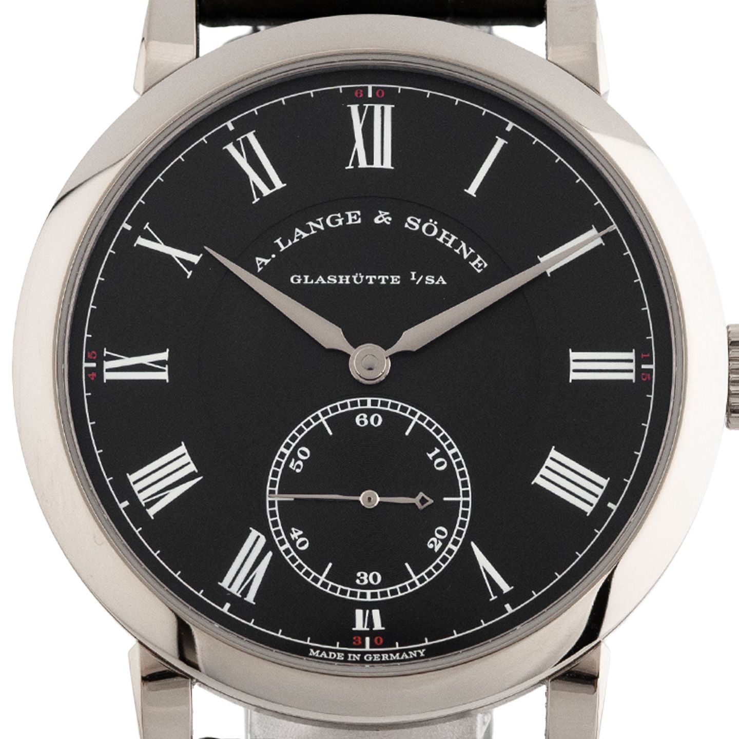 A. Lange & Söhne Richard Lange 260.028 (Unknown (random serial)) - Black dial 41 mm White Gold case (2/8)