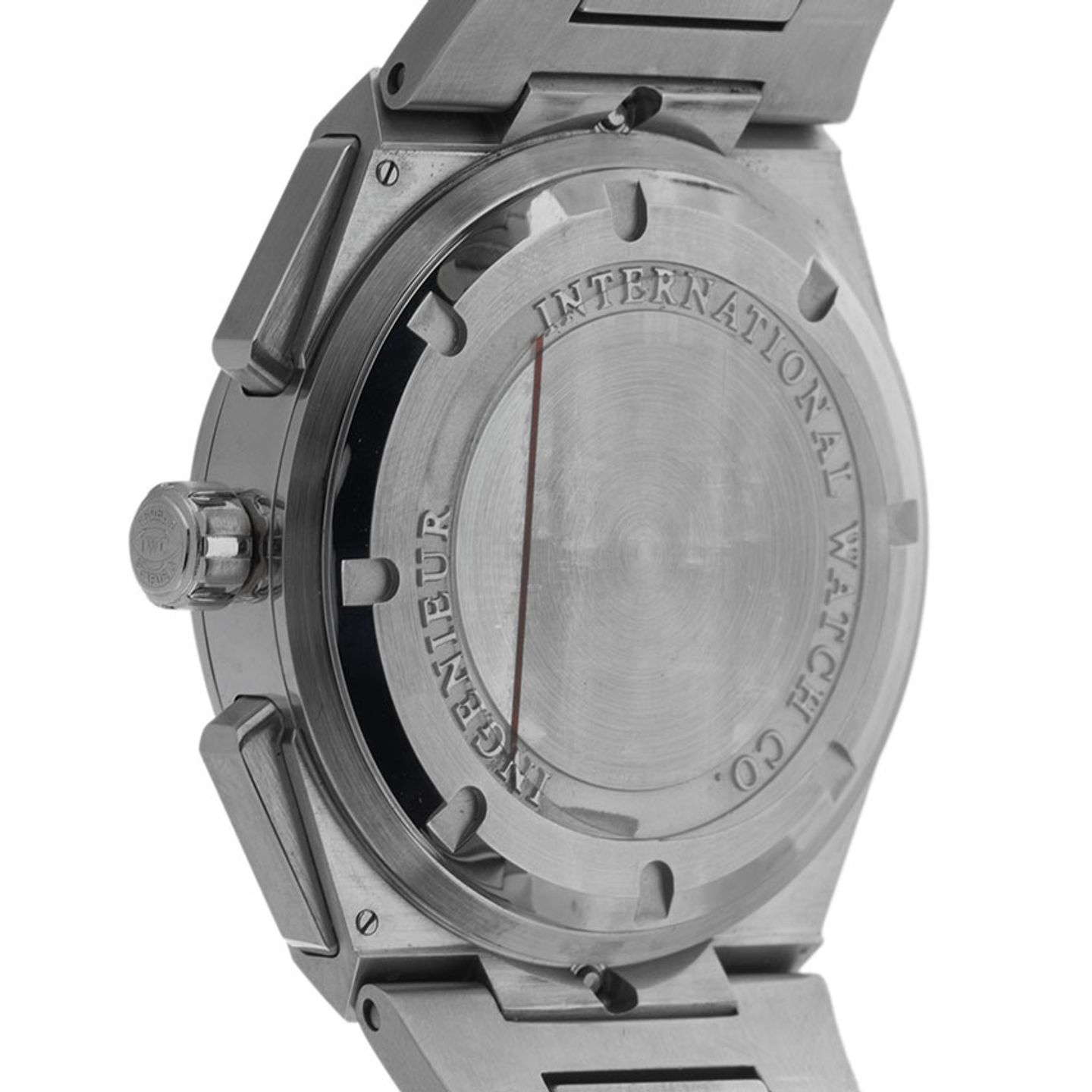 IWC Ingenieur Chronograph IW372501 (2008) - Zwart wijzerplaat 42mm Staal (6/8)