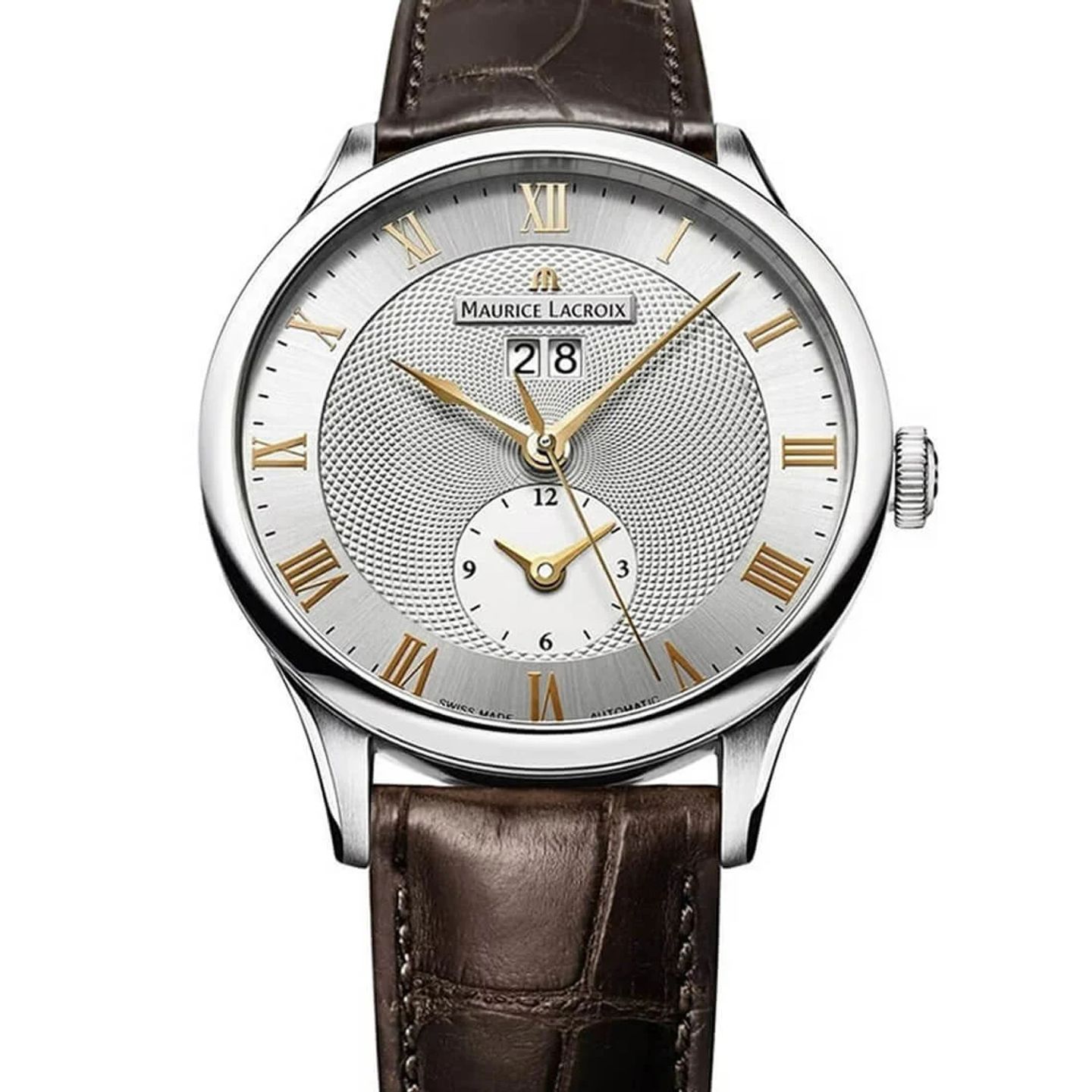 Maurice Lacroix Masterpiece MP6707-SS001-111 (2023) - Silver dial 40 mm Steel case (2/3)
