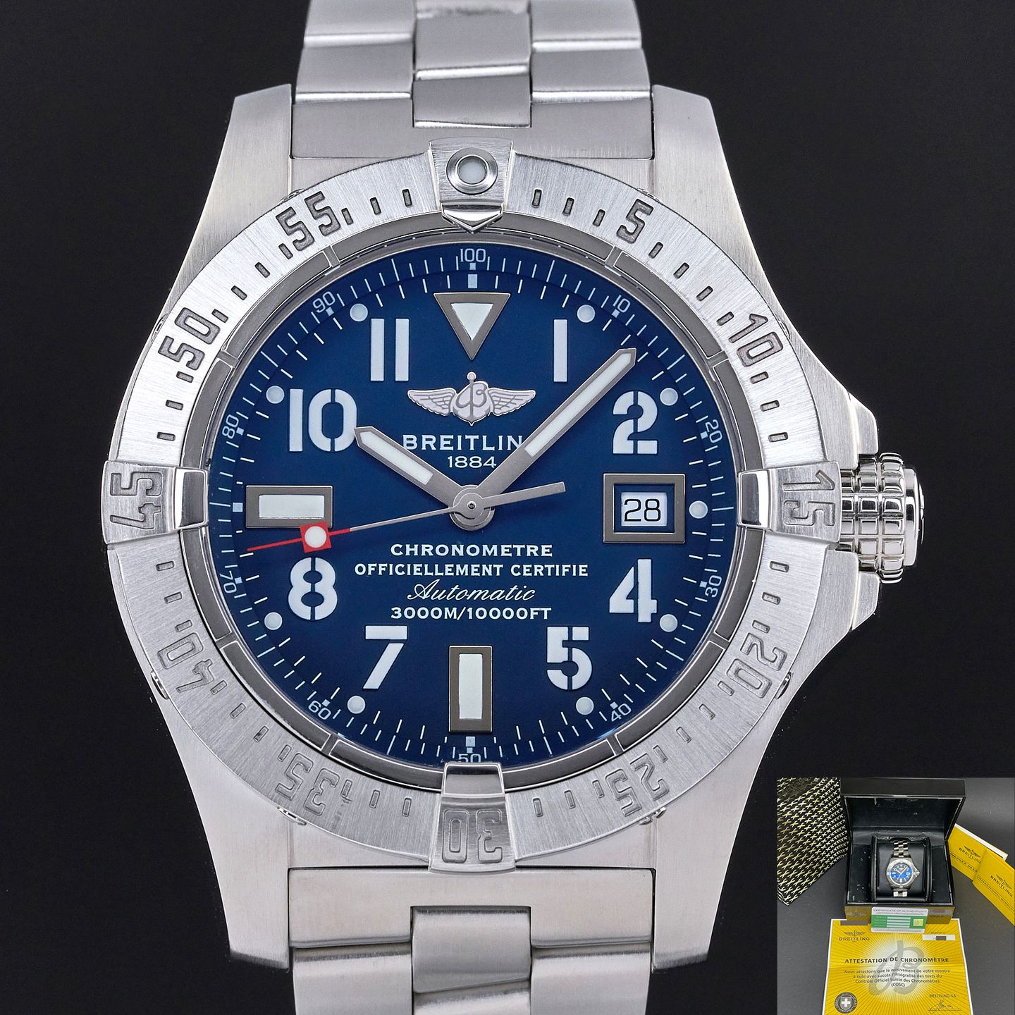 Breitling Avenger Seawolf A17330 (2011) - 45 mm Steel case (1/7)