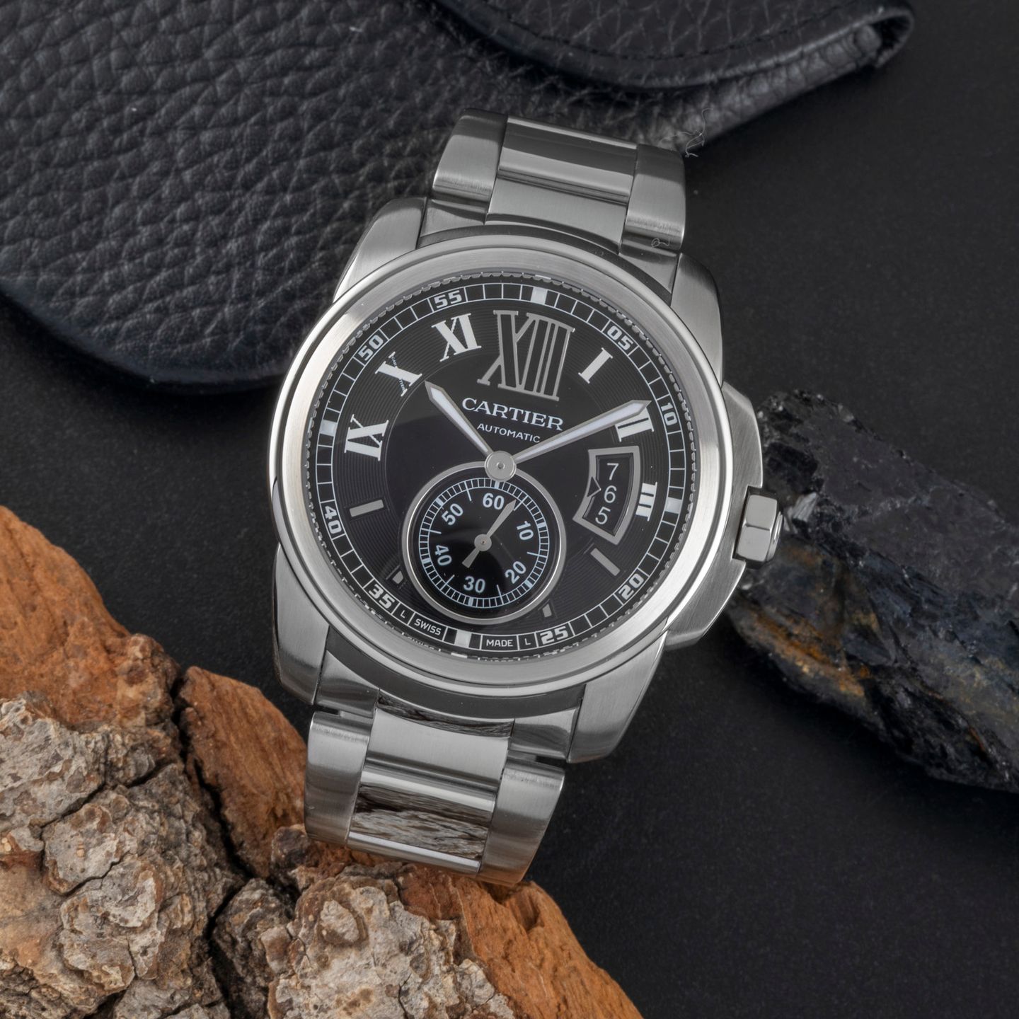 Cartier Calibre de Cartier W7100041 (2012) - 42 mm Steel case (2/8)