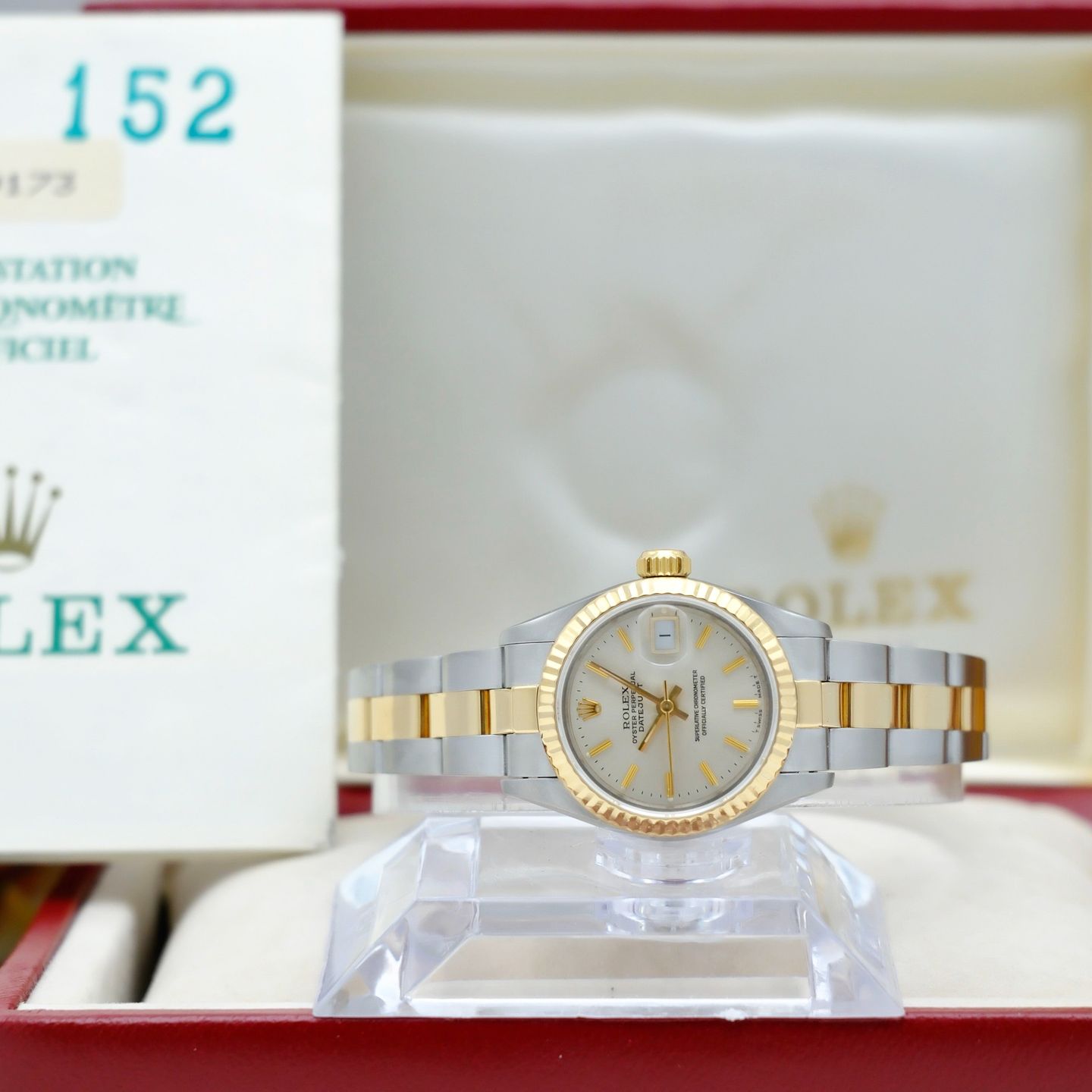 Rolex Lady-Datejust 69173 (1991) - 26mm Goud/Staal (3/8)