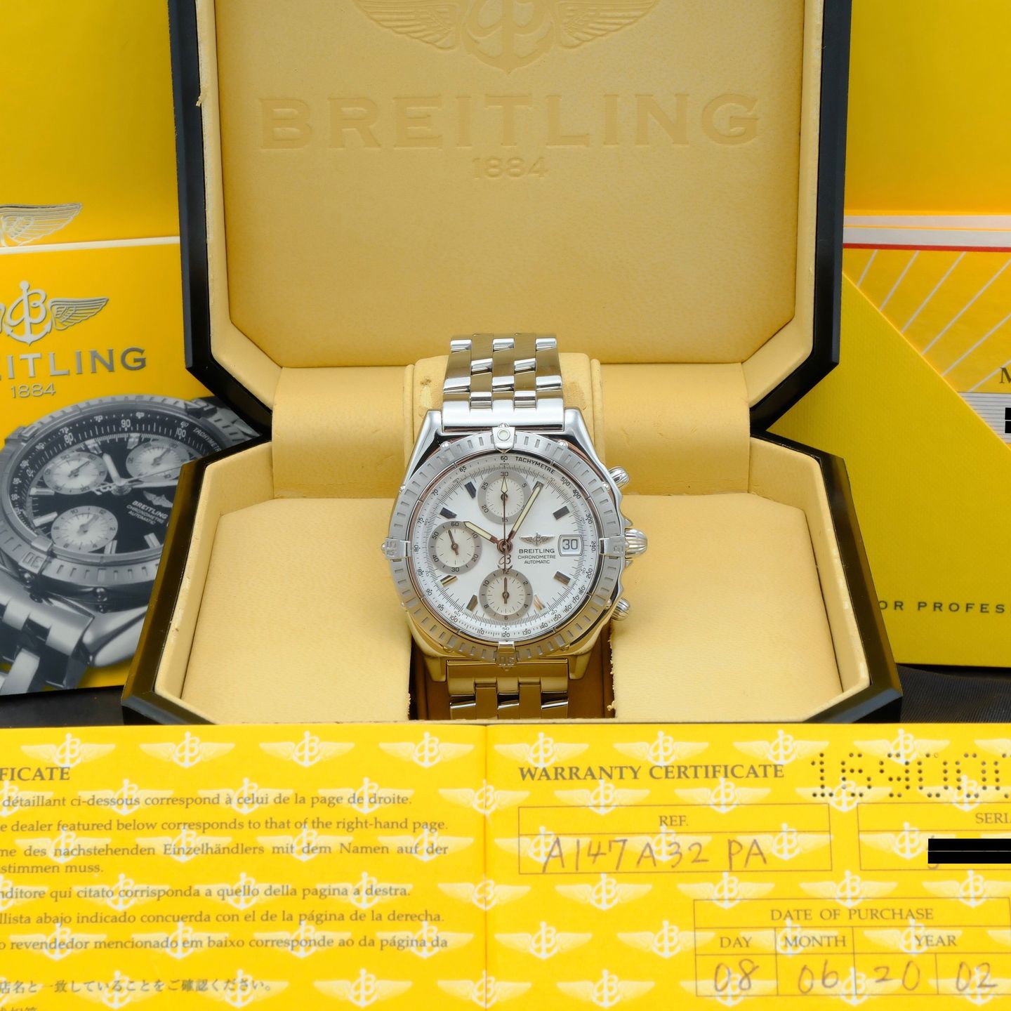 Breitling Chronomat A13352 (2002) - 39 mm Steel case (3/8)