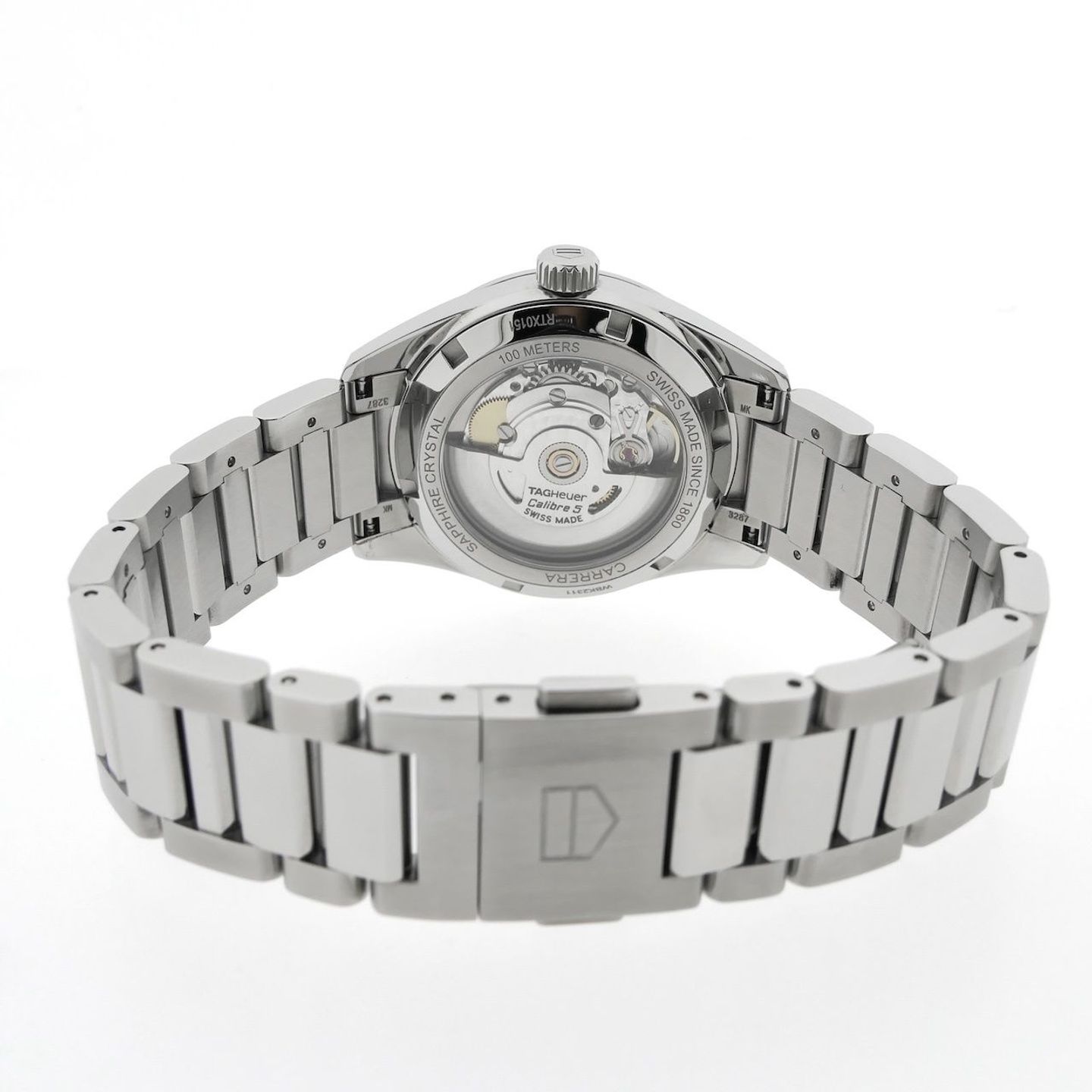 TAG Heuer Carrera Lady WBK2311.FC8258 (2024) - White dial 36 mm Steel case (3/8)