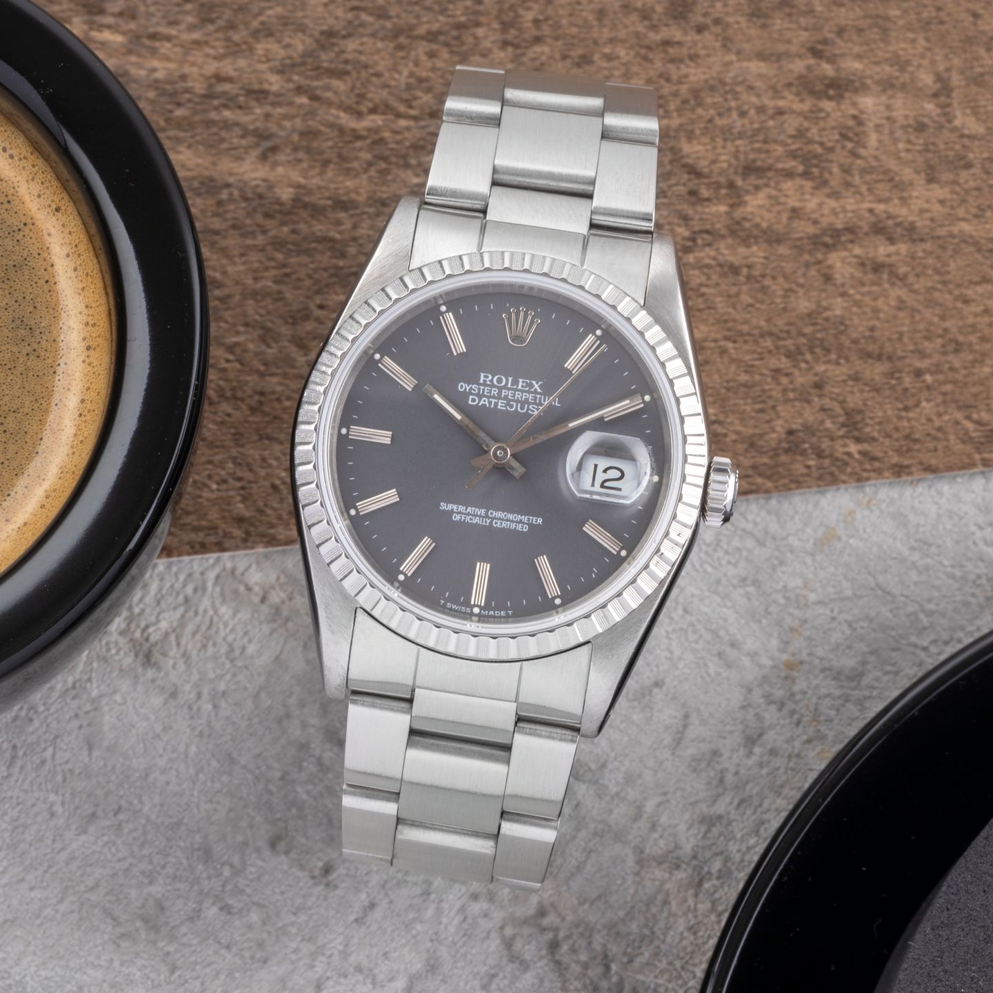 Rolex Datejust 36 16220 (1991) - 36mm Staal (1/8)