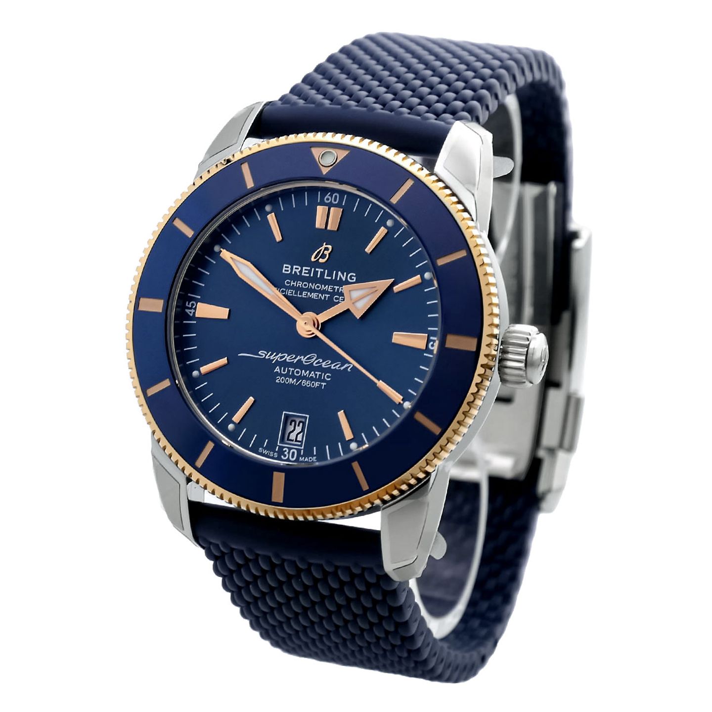 Breitling Superocean Heritage UB2010161C1S1 (2025) - Blauw wijzerplaat 42mm Staal (2/8)