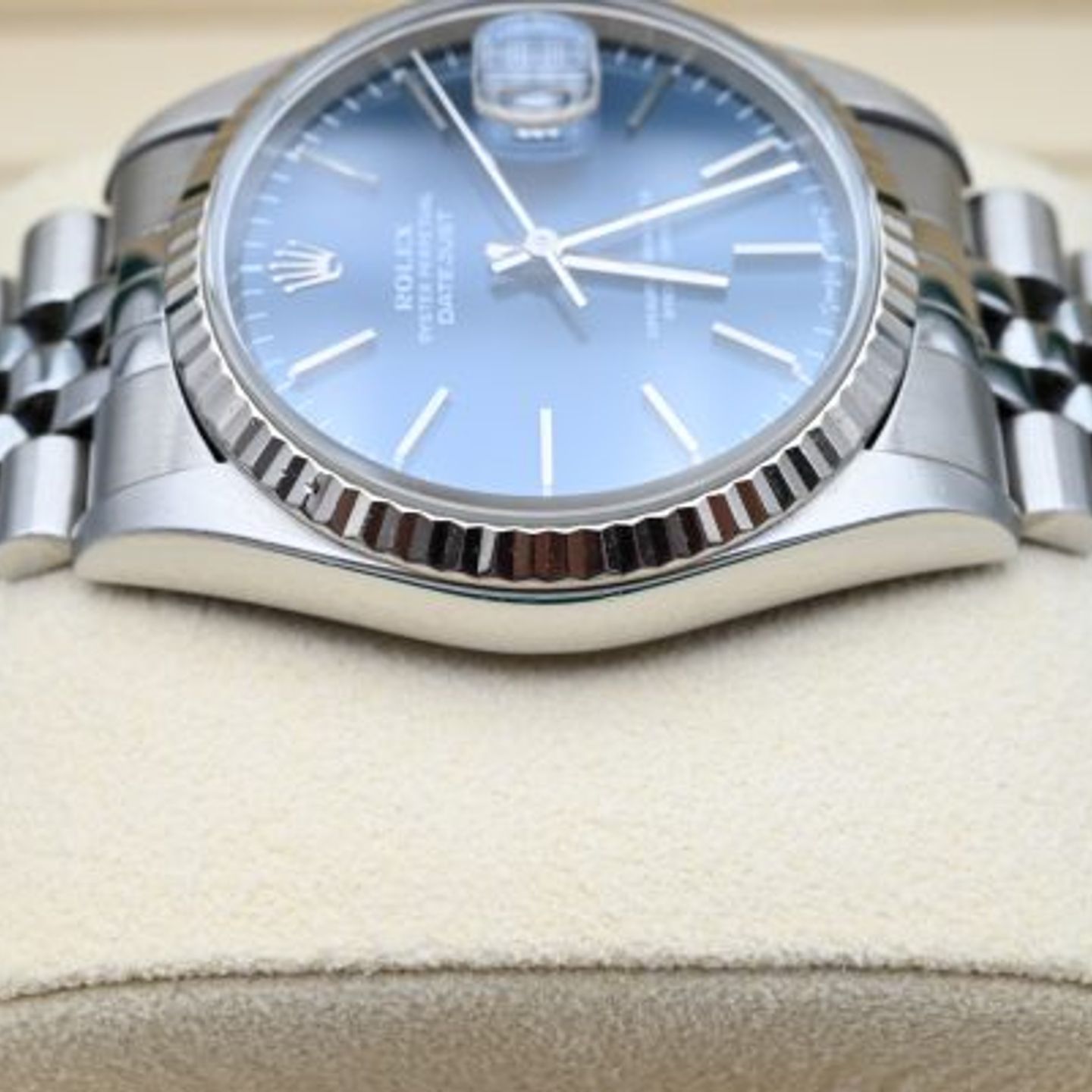 Rolex Datejust 36 16234 (1993) - Blauw wijzerplaat 36mm Staal (4/8)