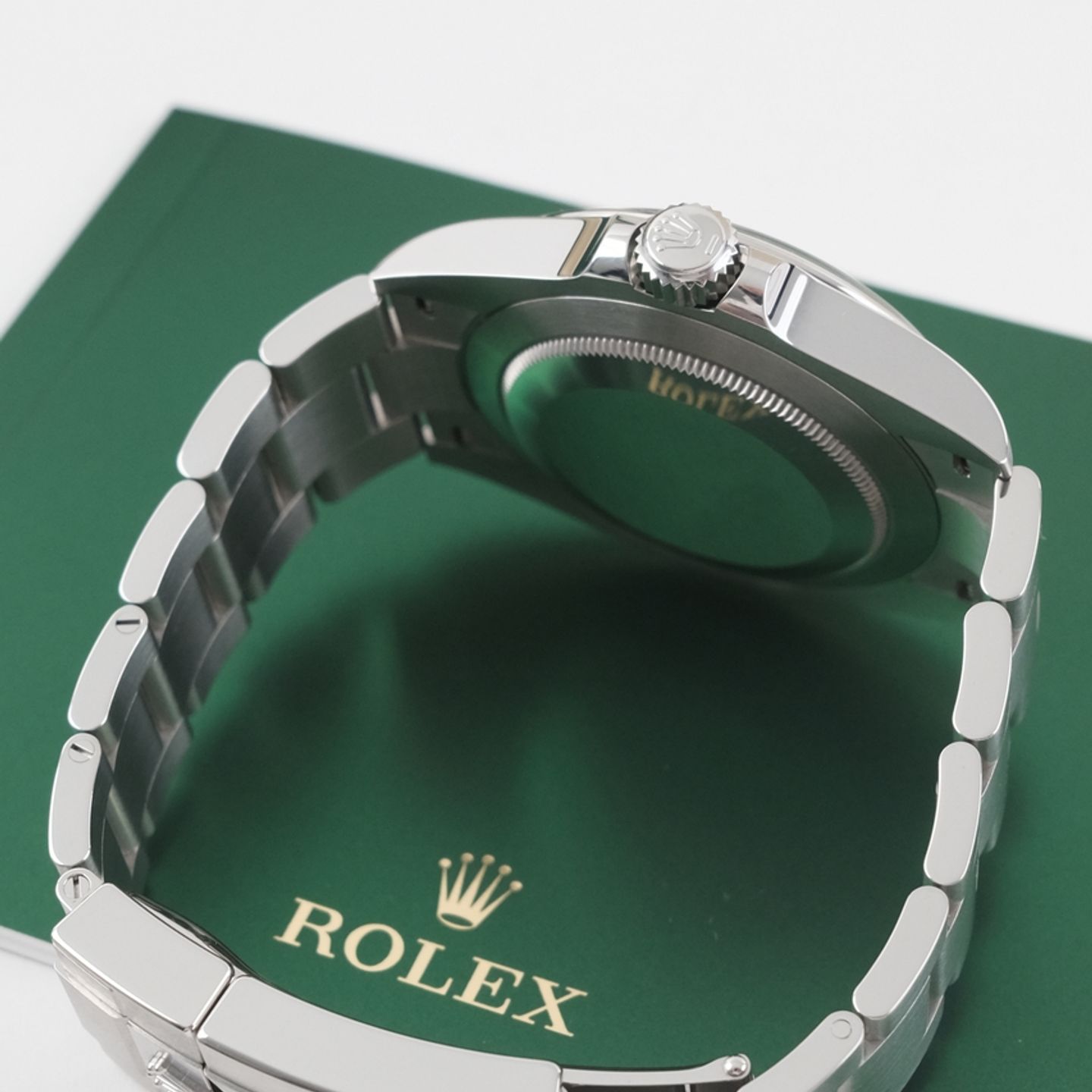 Rolex Air-King 126900 (2024) - Zwart wijzerplaat 40mm Staal (7/8)