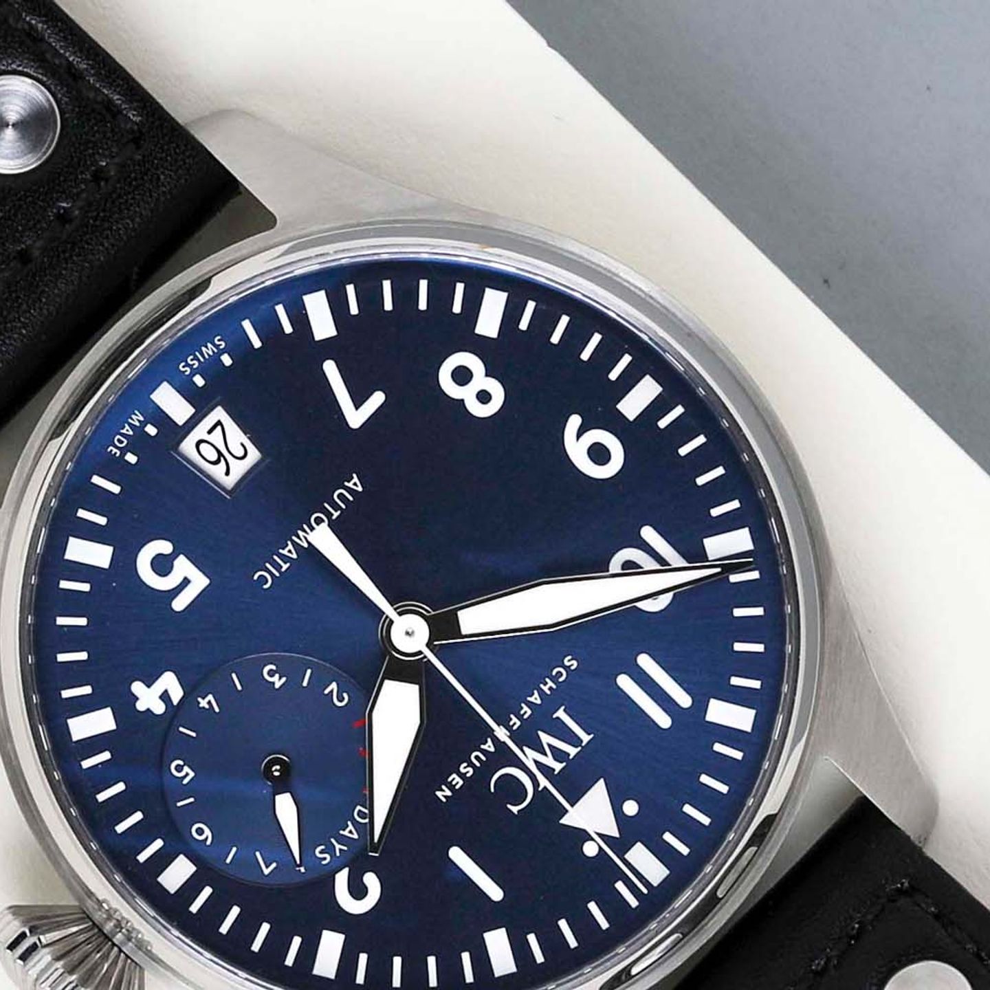 IWC Big Pilot IW501002 (2021) - Blauw wijzerplaat 46mm Staal (4/8)