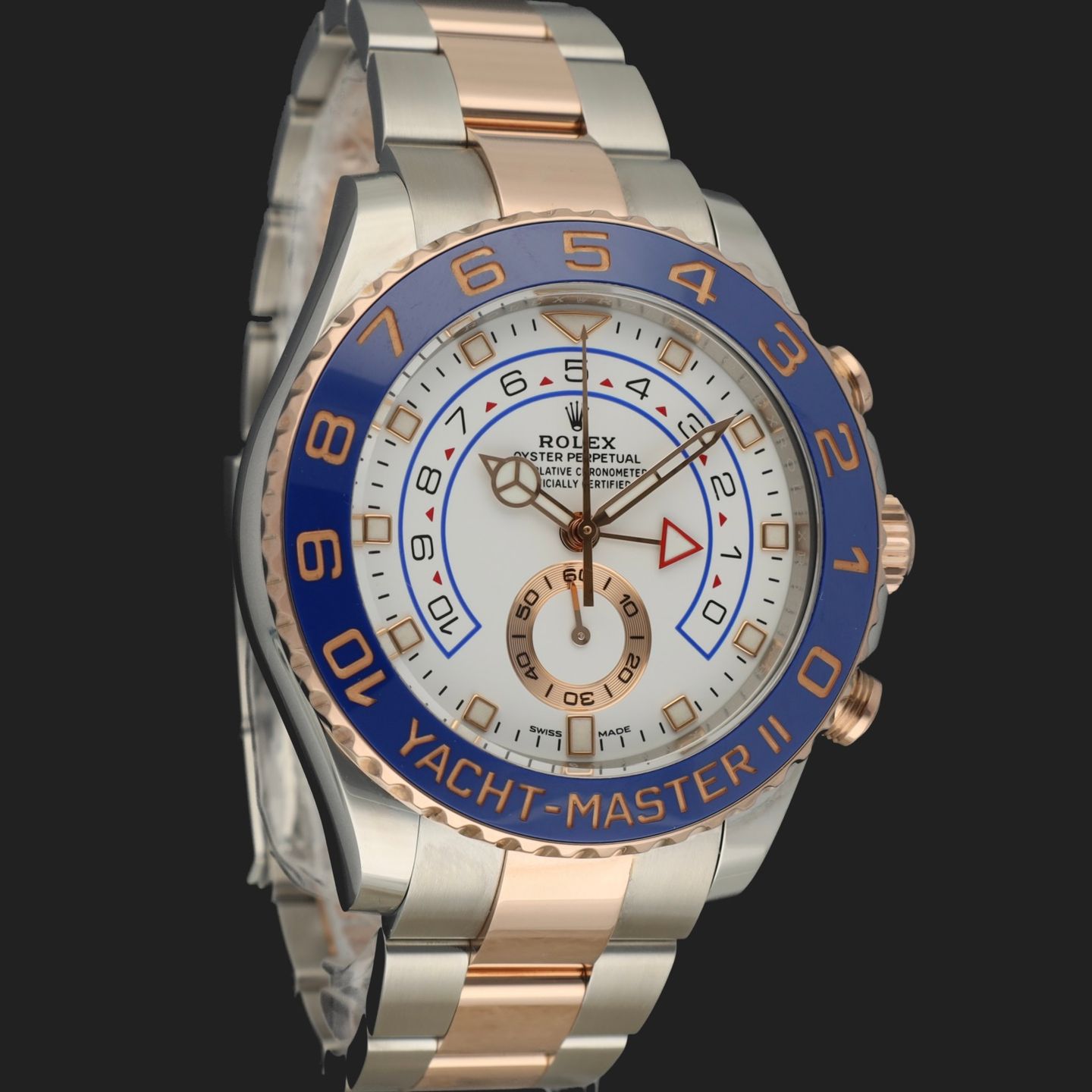 Rolex Yacht-Master II 116681 (2021) - Wit wijzerplaat 44mm Goud/Staal (4/8)