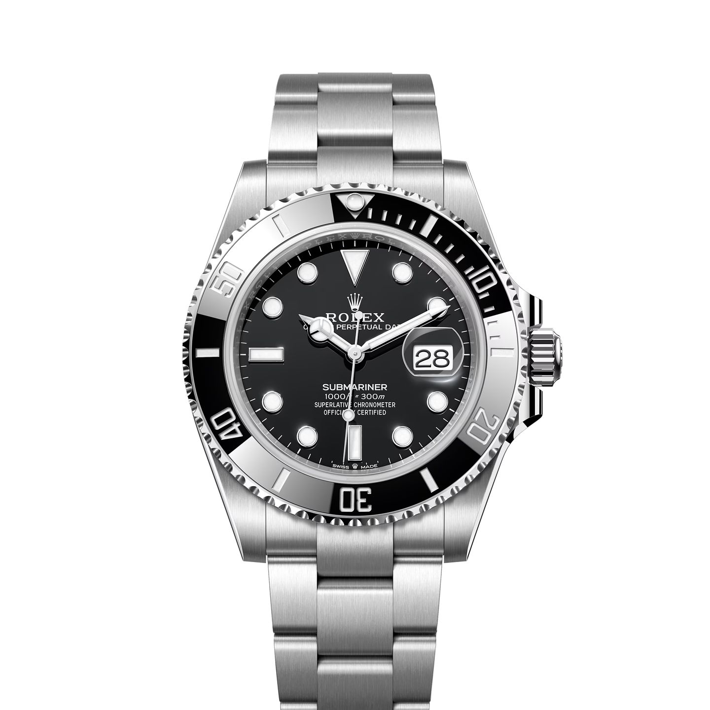 Rolex Submariner Date 126610LN (Onbekend (willekeurig serienummer)) - Zwart wijzerplaat 41mm Staal (1/8)