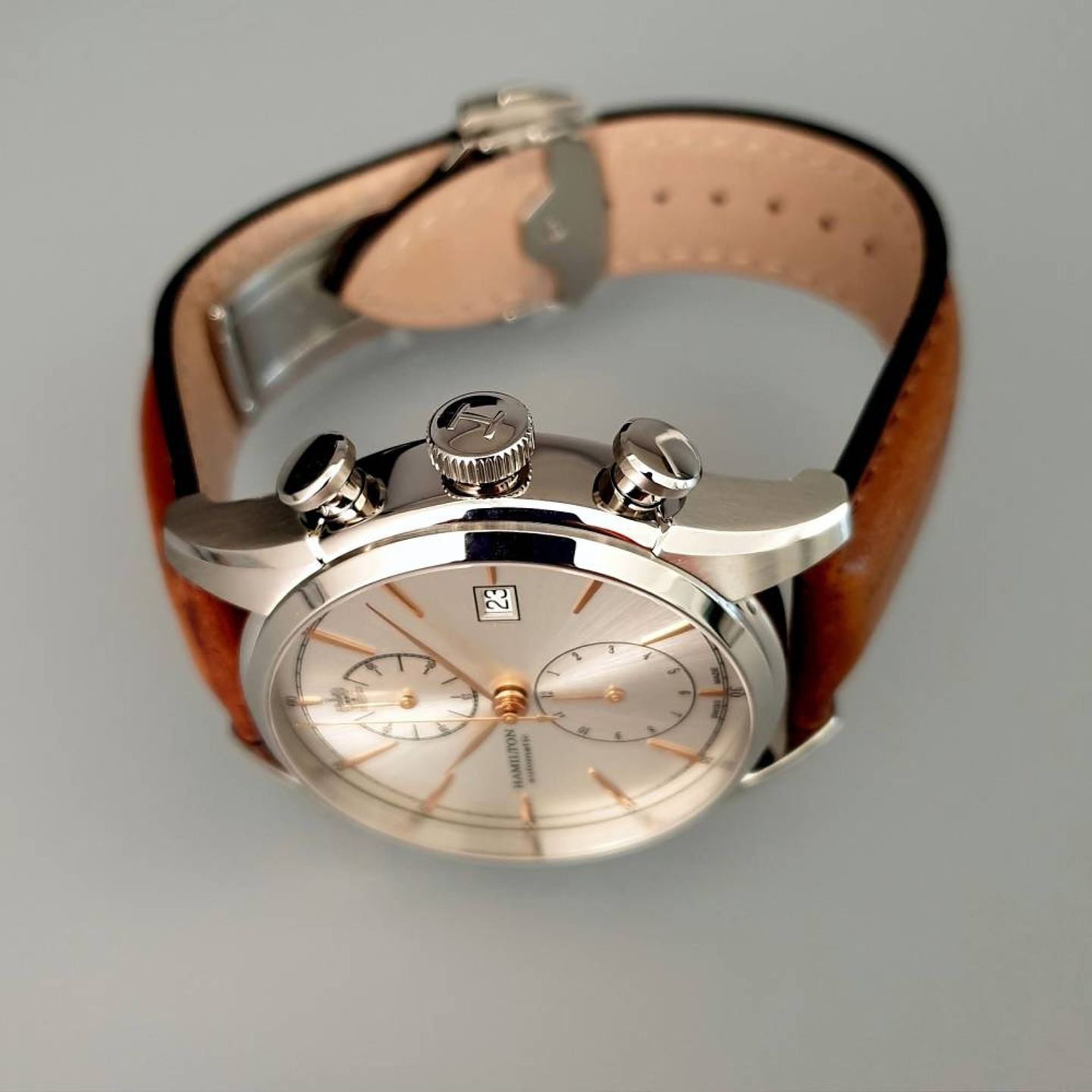 Hamilton Spirit of Liberty H32416581 (2025) - Silver dial 42 mm Steel case (4/8)