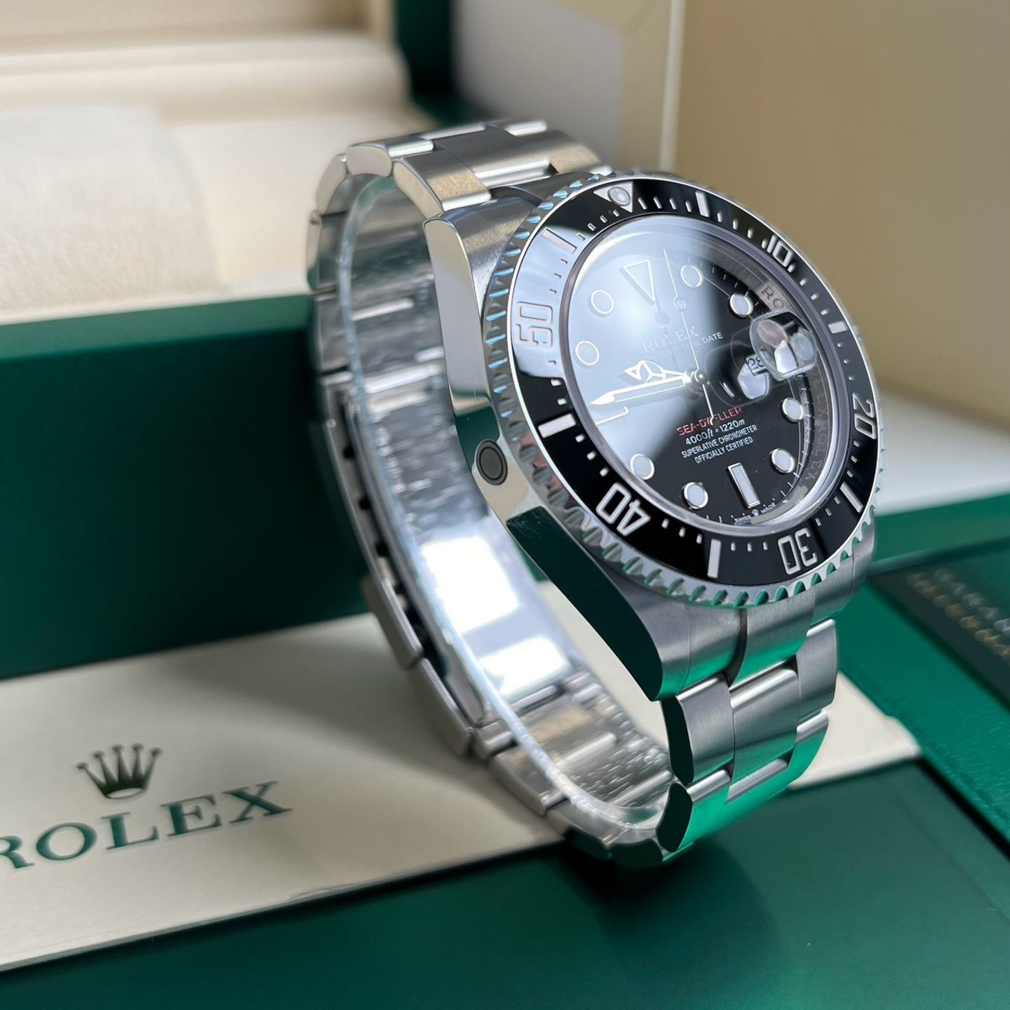 Rolex Sea-Dweller 126600 (2023) - Zwart wijzerplaat 43mm Staal (4/5)