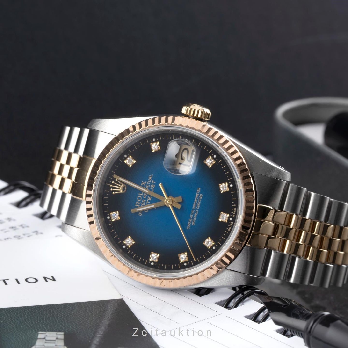 Rolex Datejust 36 16233 (Onbekend (willekeurig serienummer)) - 36mm Goud/Staal (2/8)