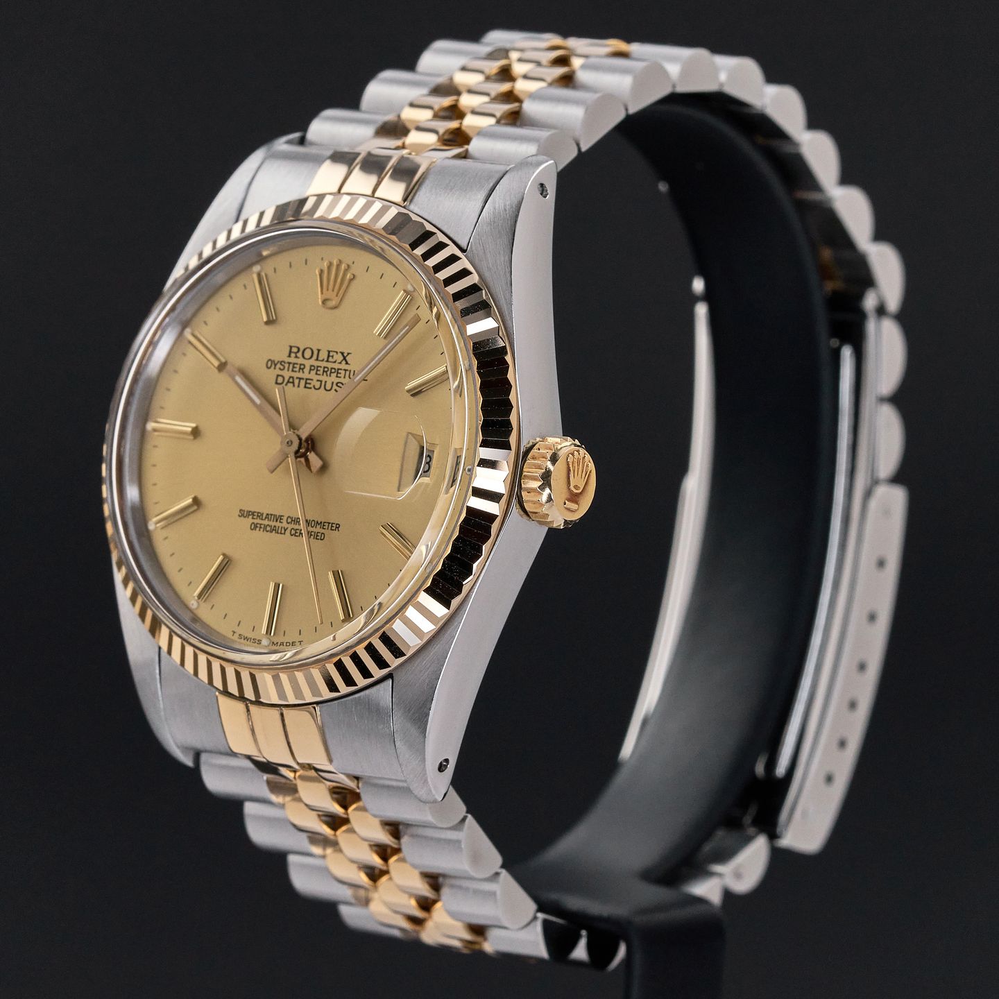 Rolex Datejust 36 16013 (1988) - 36 mm Gold/Steel case (4/8)