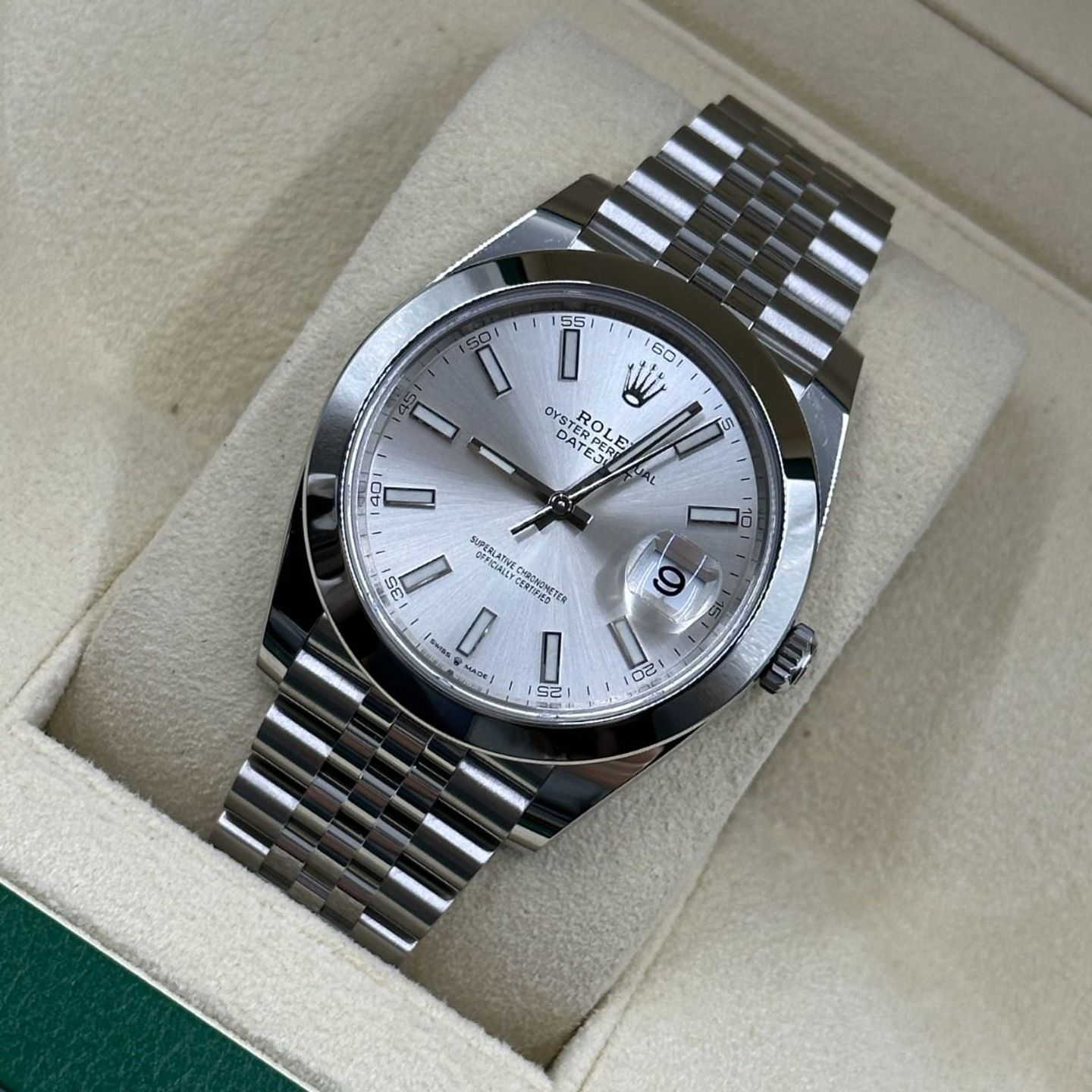 Rolex Datejust 36 126200 (2024) - Zilver wijzerplaat 36mm Staal (8/8)