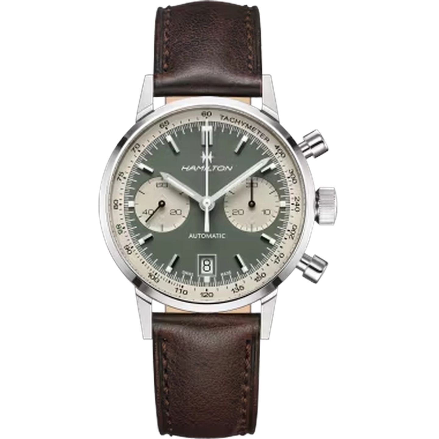 Hamilton Intra-Matic H38416560 (2026) - Groen wijzerplaat 40mm Staal (1/1)