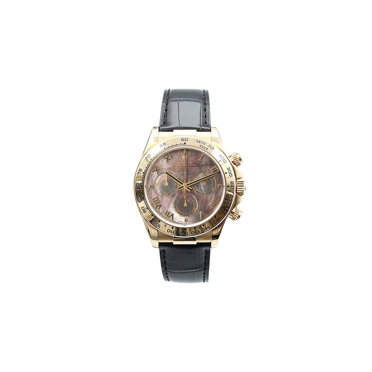 Rolex Daytona 116518 (Unknown (random serial)) - 40 mm Yellow Gold case (4/8)