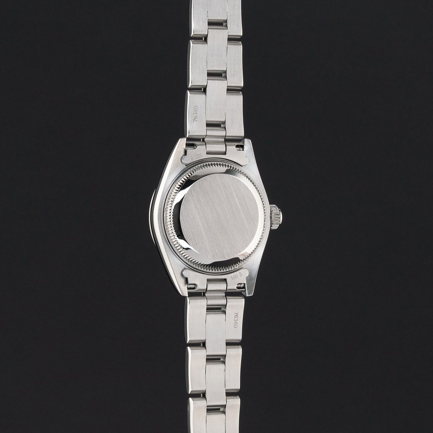 Rolex Oyster Perpetual Lady Date 79160 (2000) - 26 mm Steel case (7/8)