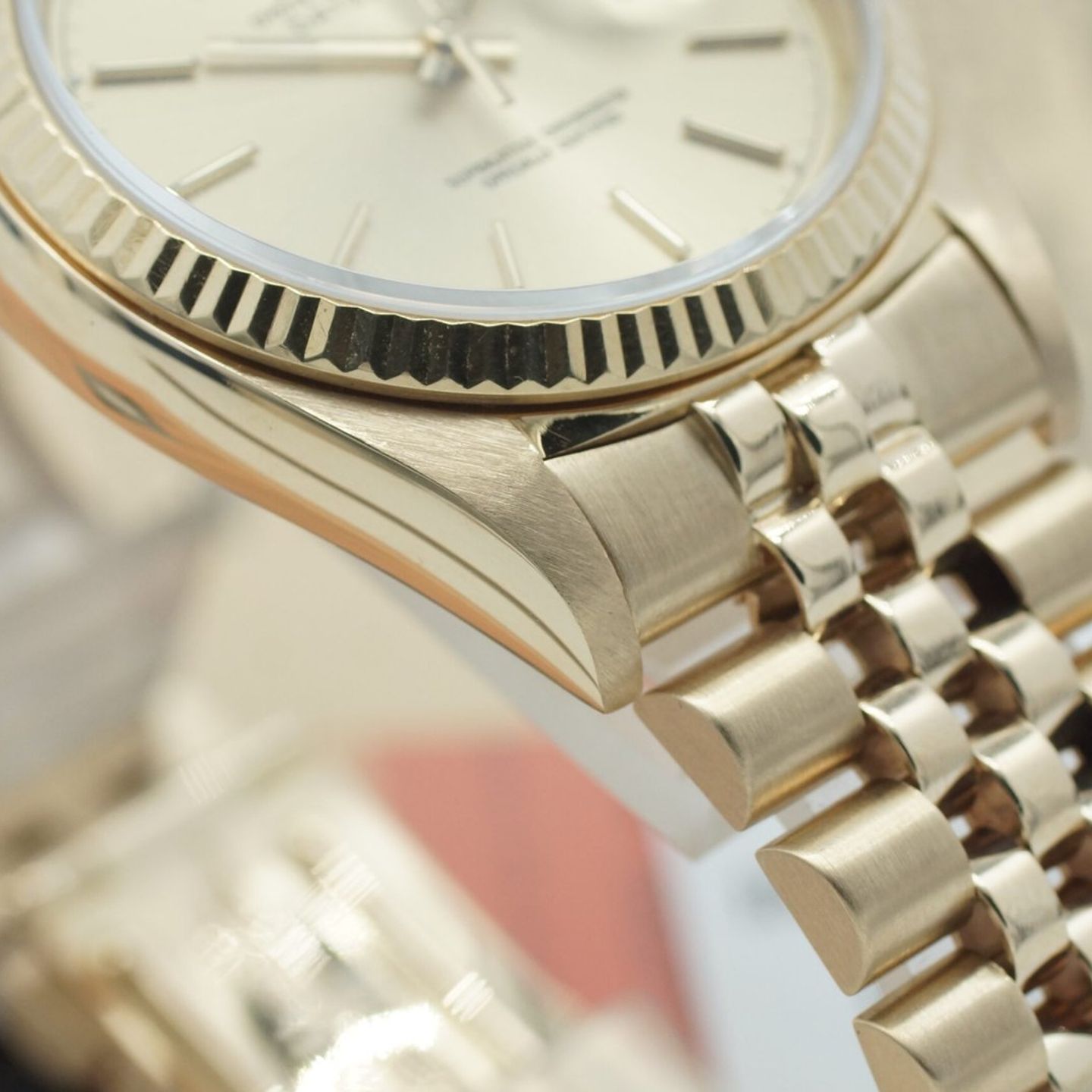 Rolex Datejust 36 16018 (1978) - Champagne dial 36 mm Yellow Gold case (6/8)