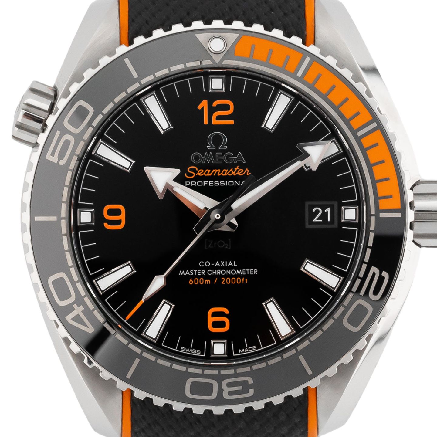 Omega Seamaster Planet Ocean 215.32.44.21.01.001 (2019) - Black dial 44 mm Steel case (2/6)