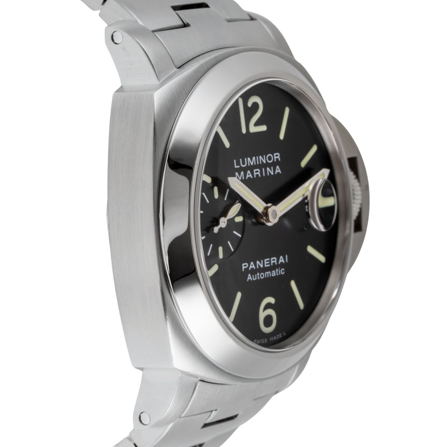 Panerai Luminor Marina Automatic PAM00299 (2010) - Black dial 44 mm Steel case (7/8)