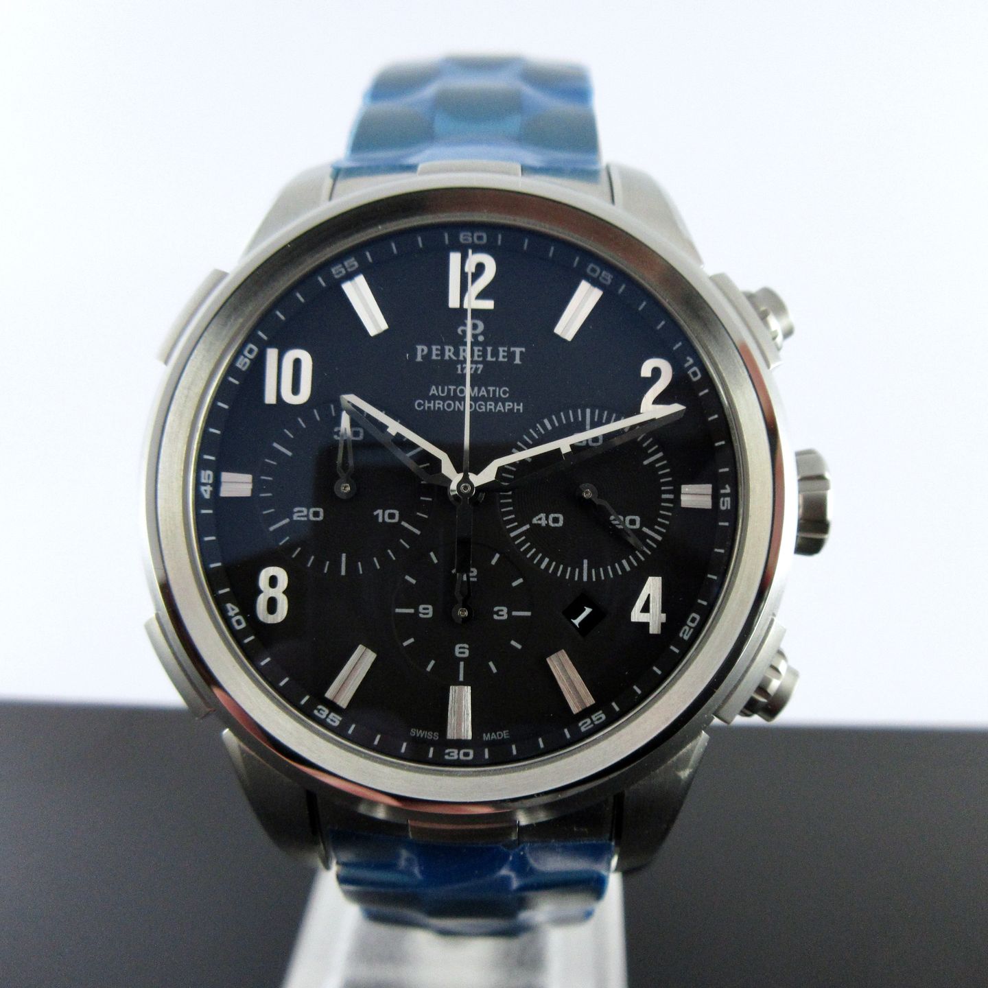 Perrelet Unknown A1069/B (2025) - Black dial 44 mm Steel case (1/8)