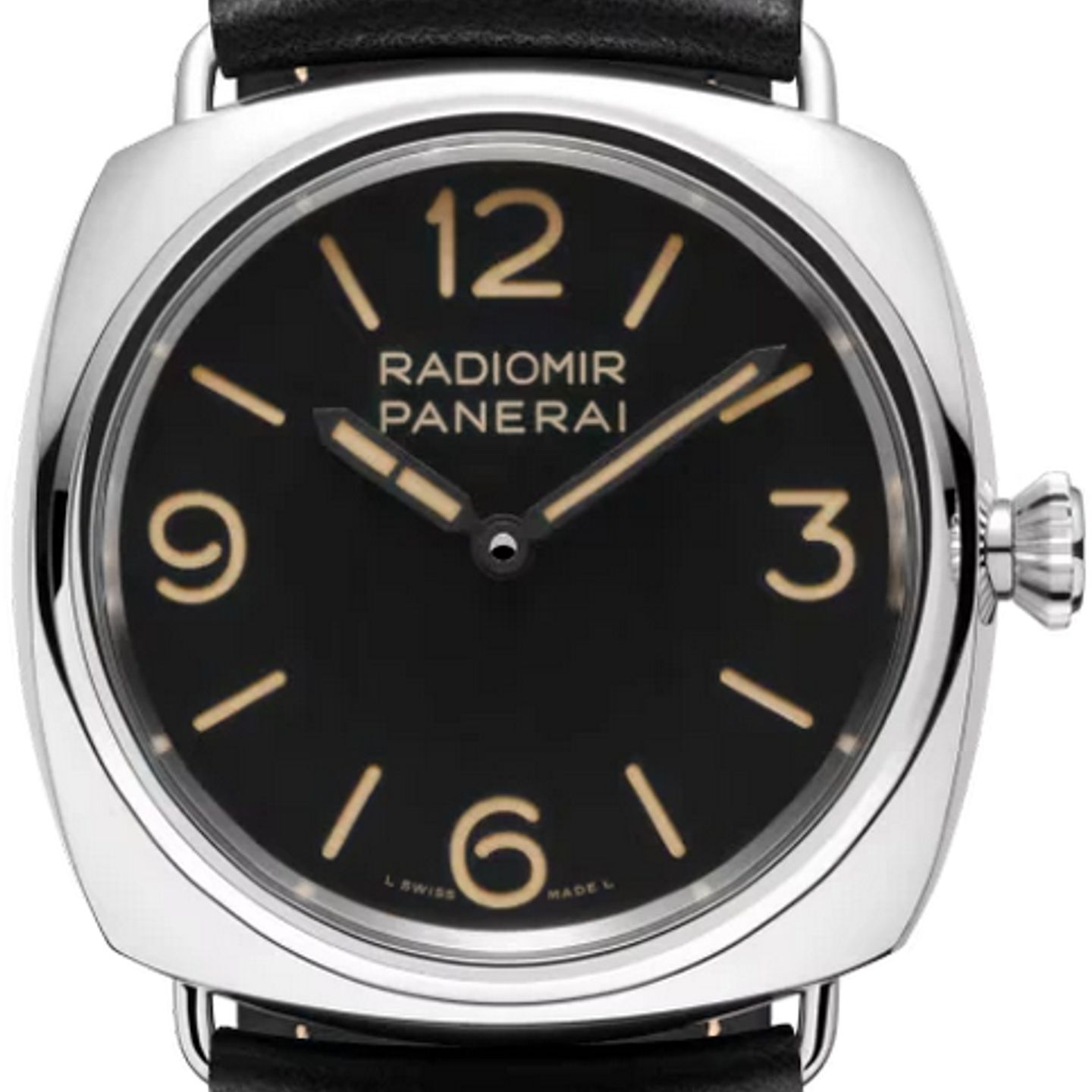 Panerai Radiomir PAM01382 (2026) - Zwart wijzerplaat 45mm Staal (1/1)