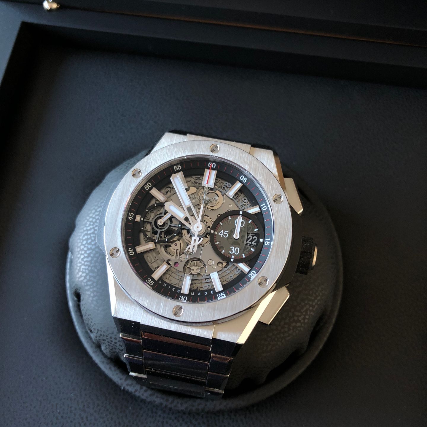 Hublot Big Bang 451.NX.1170.NX (2022) - Transparent dial 42 mm Titanium case (2/6)