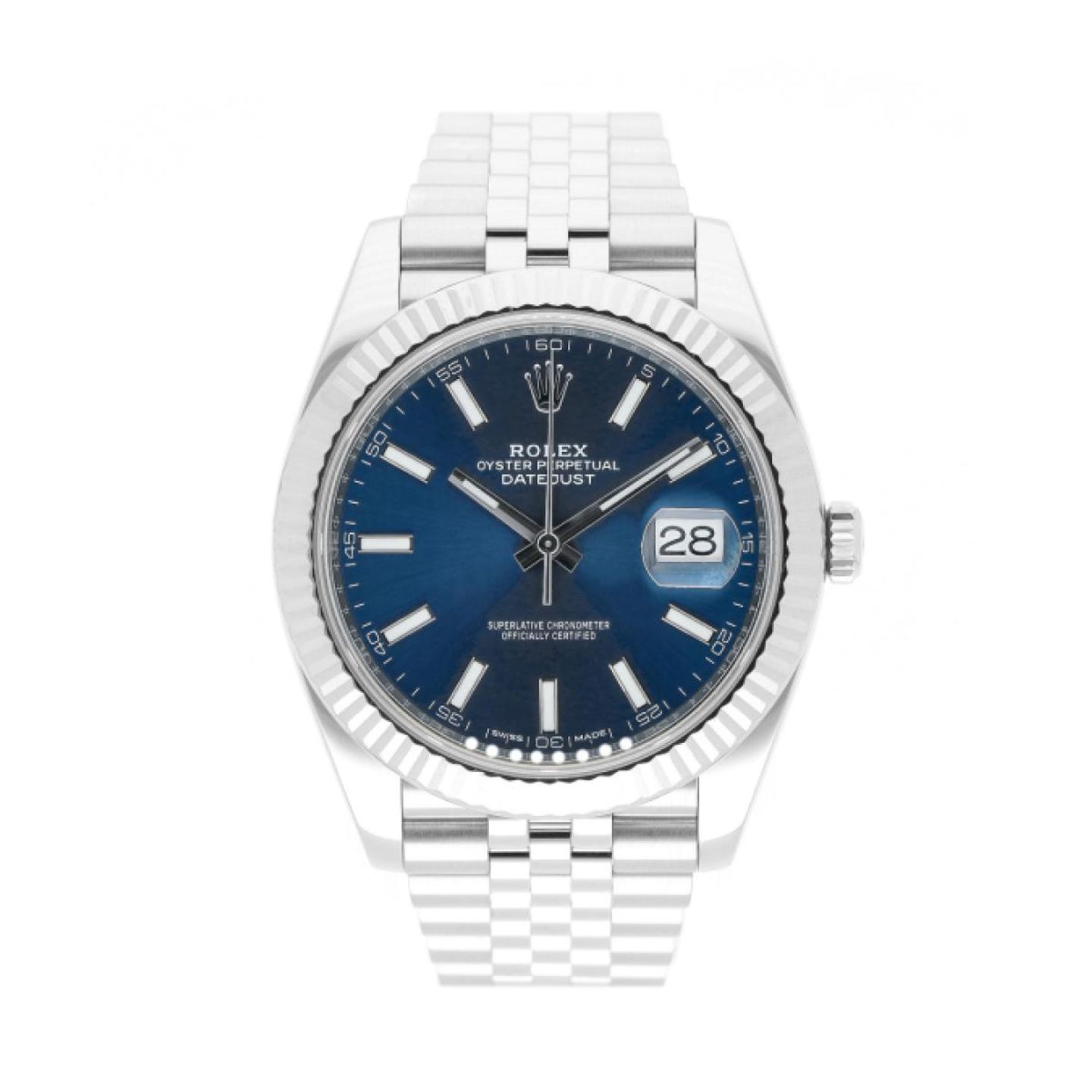 Rolex Datejust 41 126334 (2020) - Blue dial 41 mm Steel case (1/5)