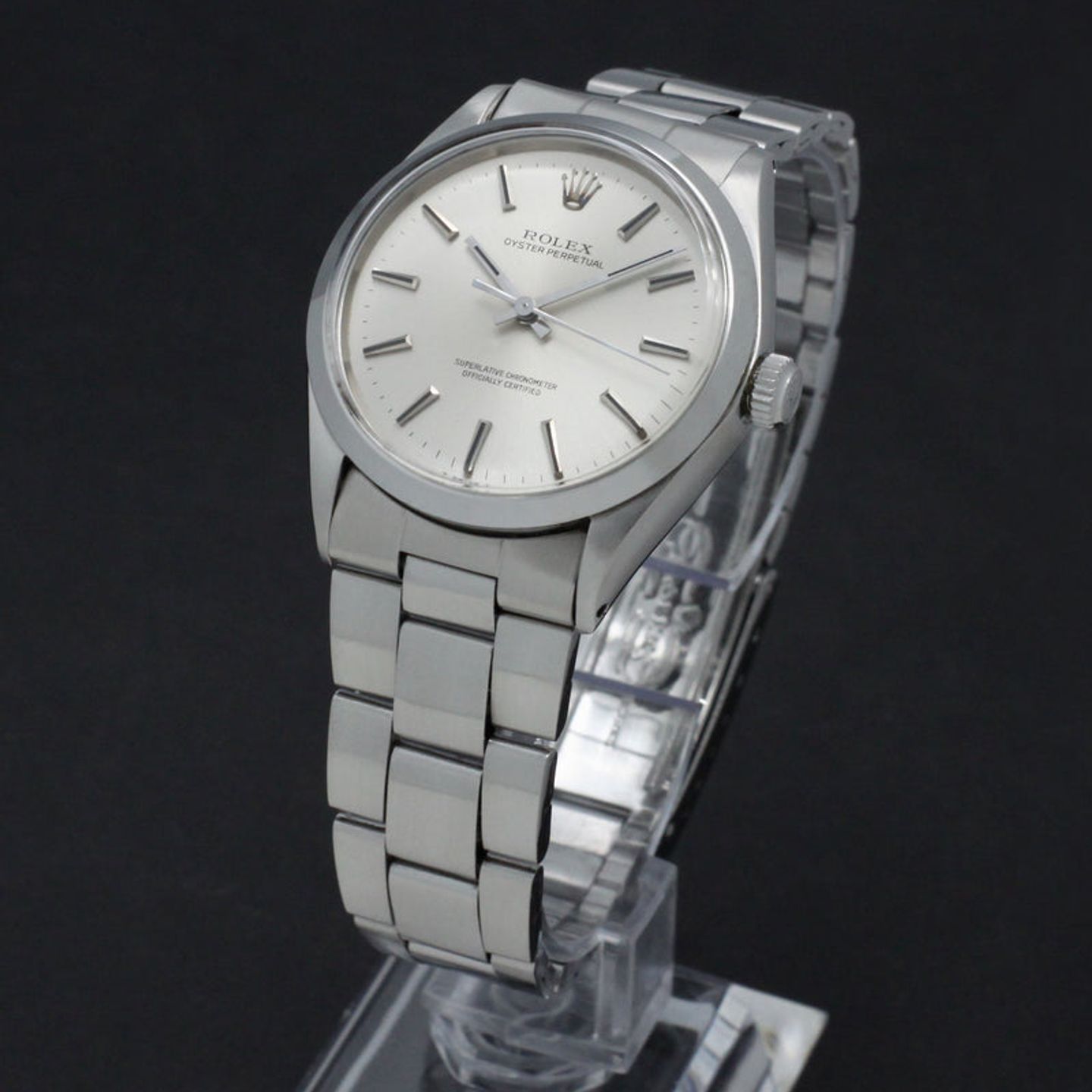 Rolex Oyster Perpetual 1002 (1969) - Silver dial 34 mm Steel case (4/7)