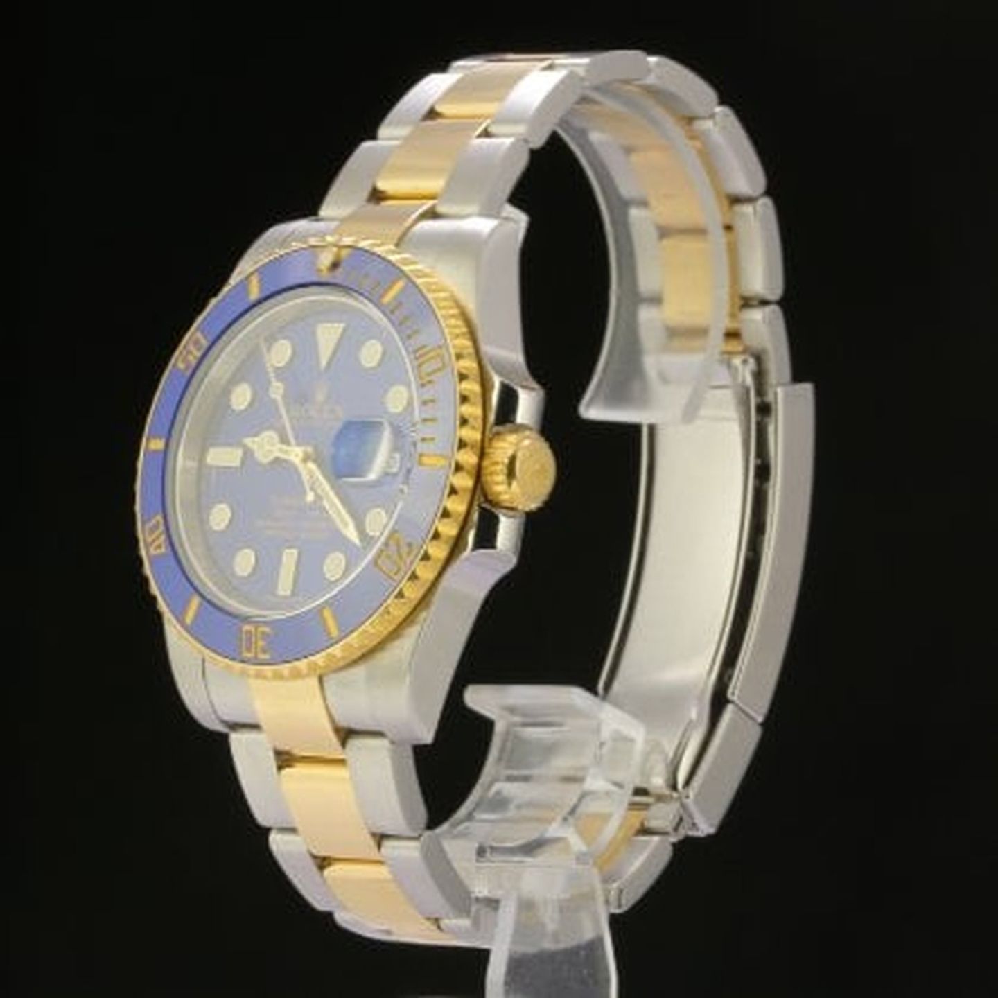 Rolex Submariner Date 116613LB (2015) - Blue dial 40 mm Gold/Steel case (2/6)