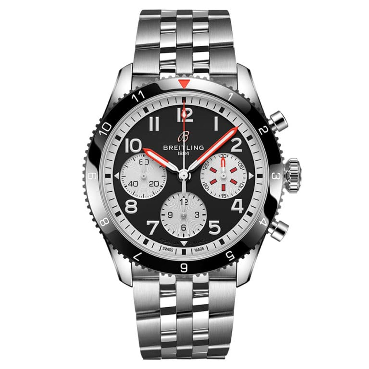 Breitling Classic AVI Y233801A1B1A1 (2023) - Zwart wijzerplaat 42mm Staal (1/1)