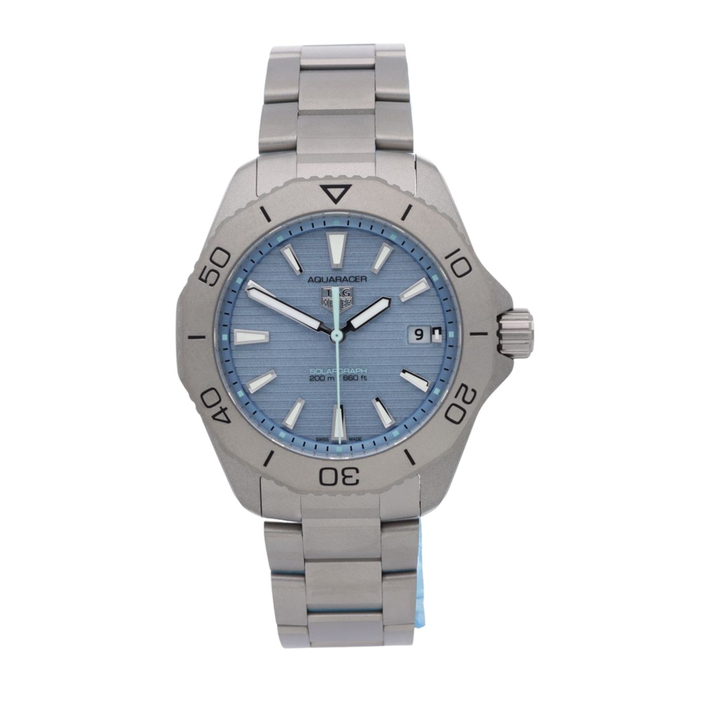 TAG Heuer Aquaracer WBP1182.BF0000 (2025) - Blue dial 40 mm Titanium case (1/7)
