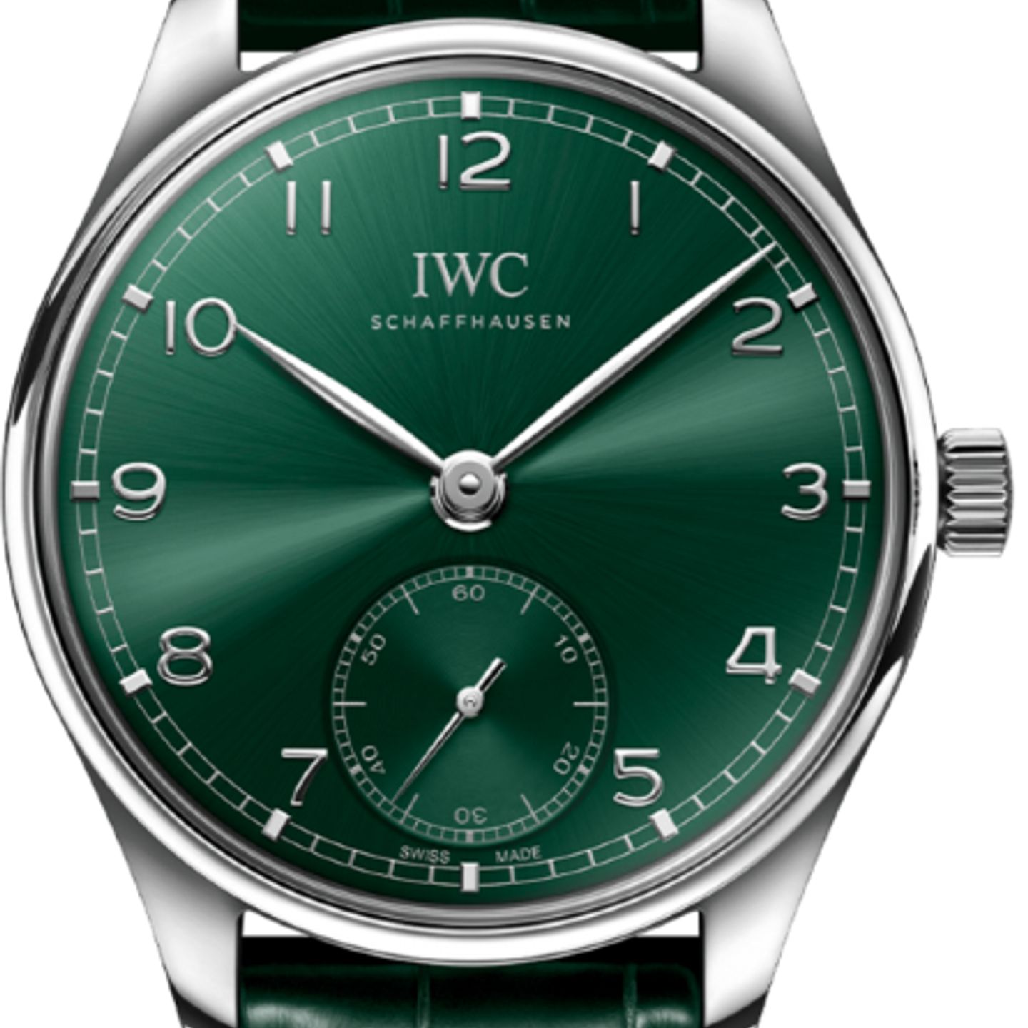 IWC Portuguese Automatic IW358310 (2026) - Green dial 40 mm Steel case (1/1)