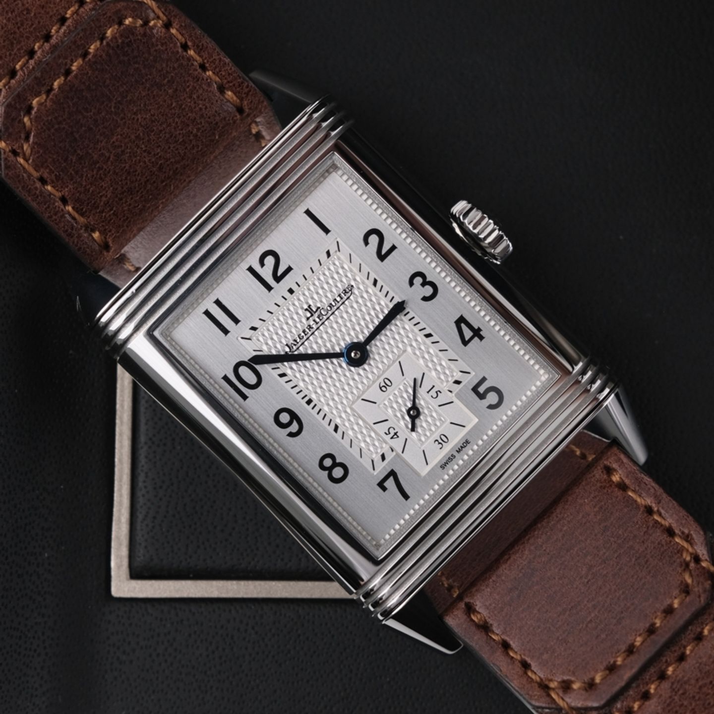 Jaeger-LeCoultre Reverso Classic Small Q3858522 (Onbekend (willekeurig serienummer)) - Zilver wijzerplaat 27mm Staal (1/8)
