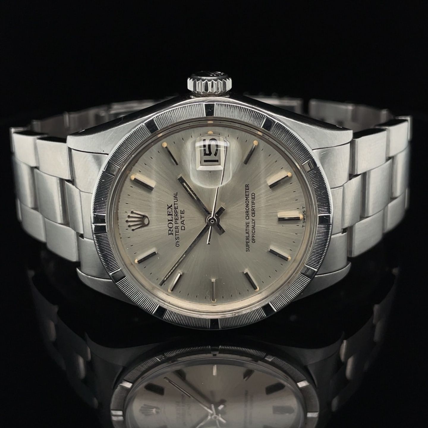 Rolex Oyster Perpetual Date 1501 (1970) - 34 mm Steel case (1/8)