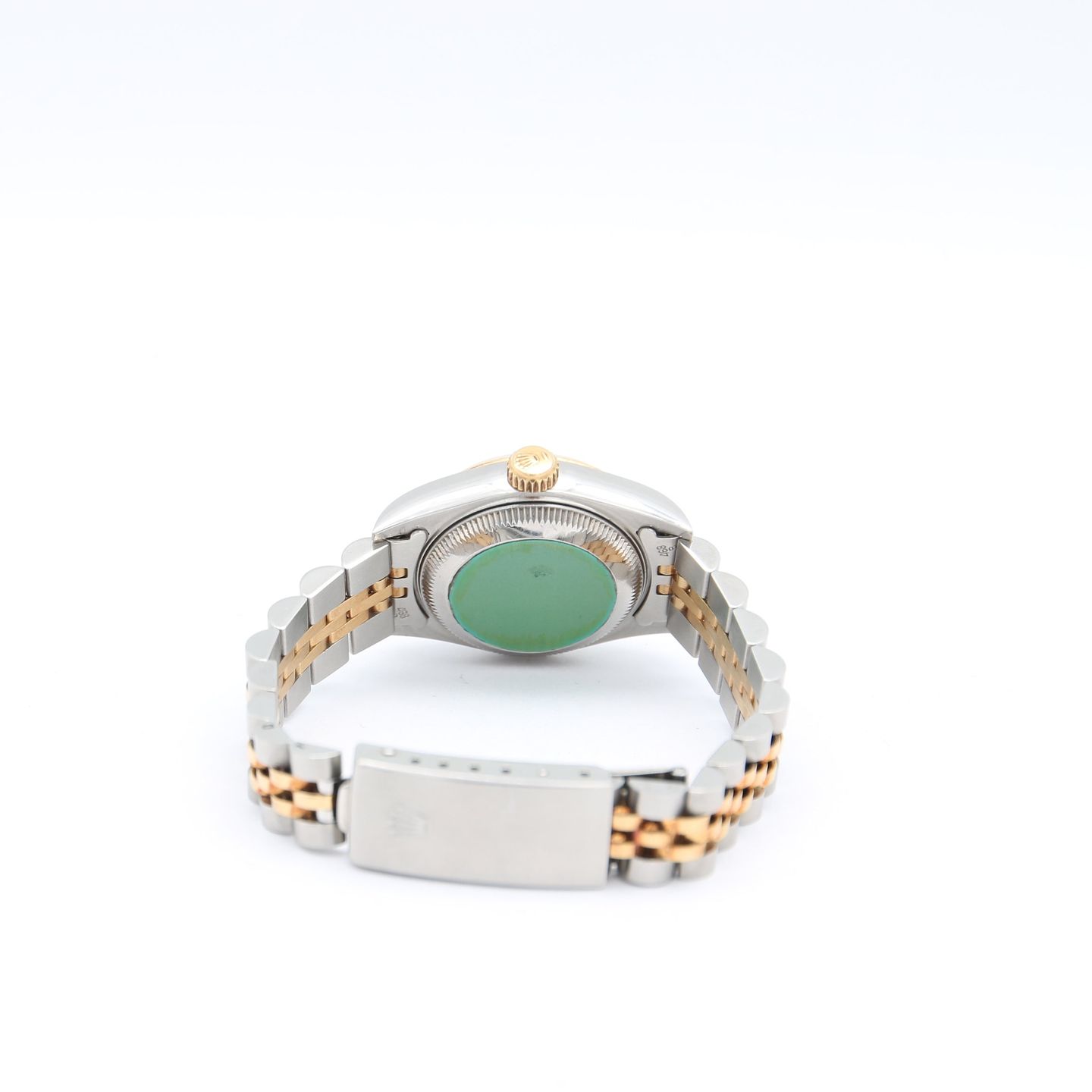 Rolex Lady-Datejust 69173 (Onbekend (willekeurig serienummer)) - Champagne wijzerplaat 26mm Goud/Staal (6/7)