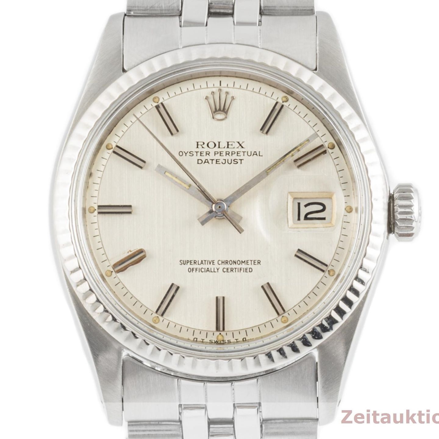 Rolex Datejust 1601 (1970) - Silver dial 36 mm Steel case (8/8)